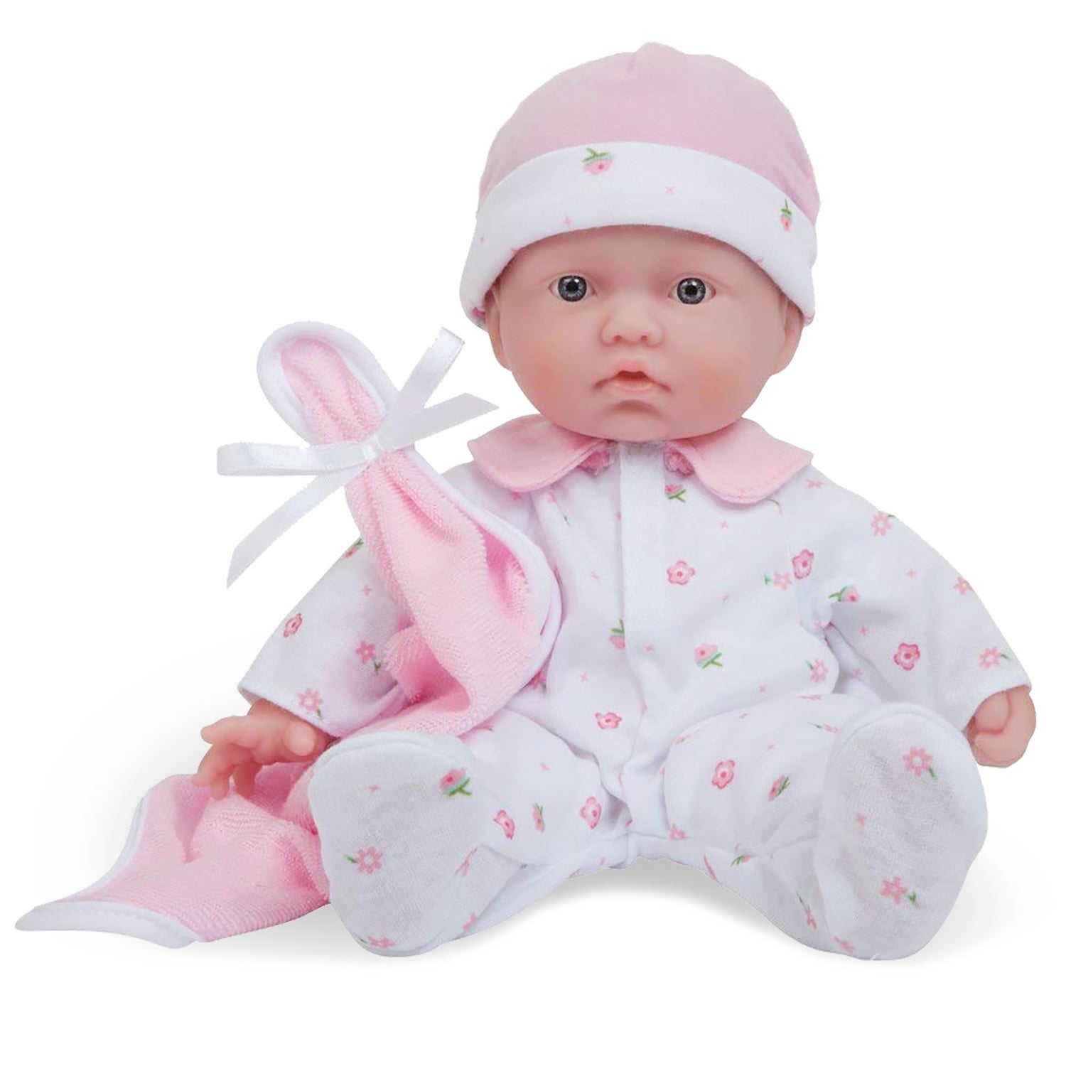 JC Toys La Baby Soft 11-inch Doll - Bright Blue Eyes - Image 2
