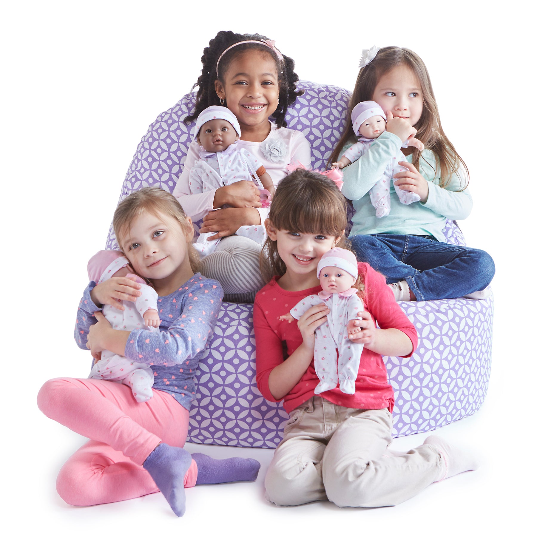 JC Toys La Baby Soft 11-inch Doll - Bright Blue Eyes - Image 8
