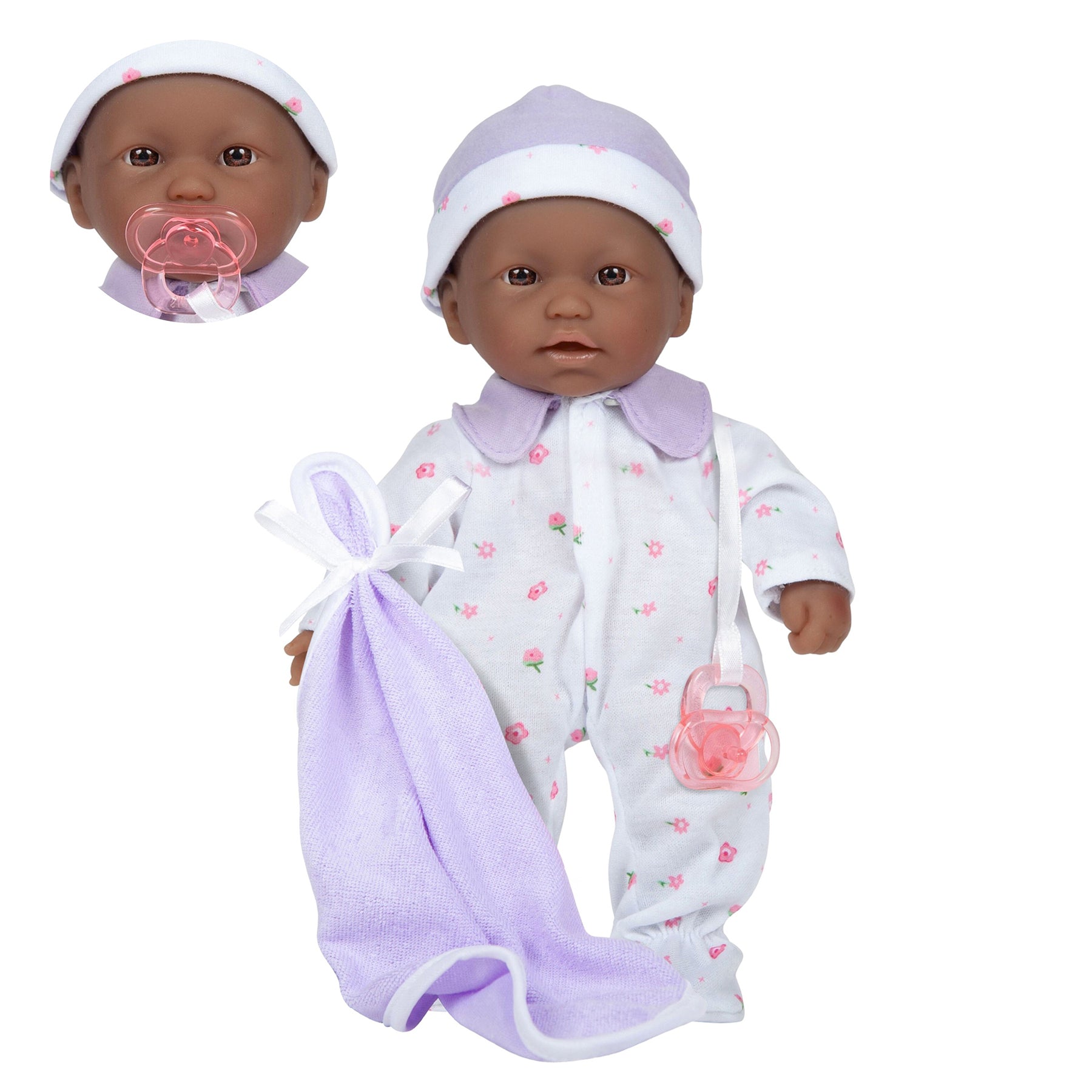JC Toys 11 inch La Baby Soft Doll - Bright Sparkling Eyes - Image 4