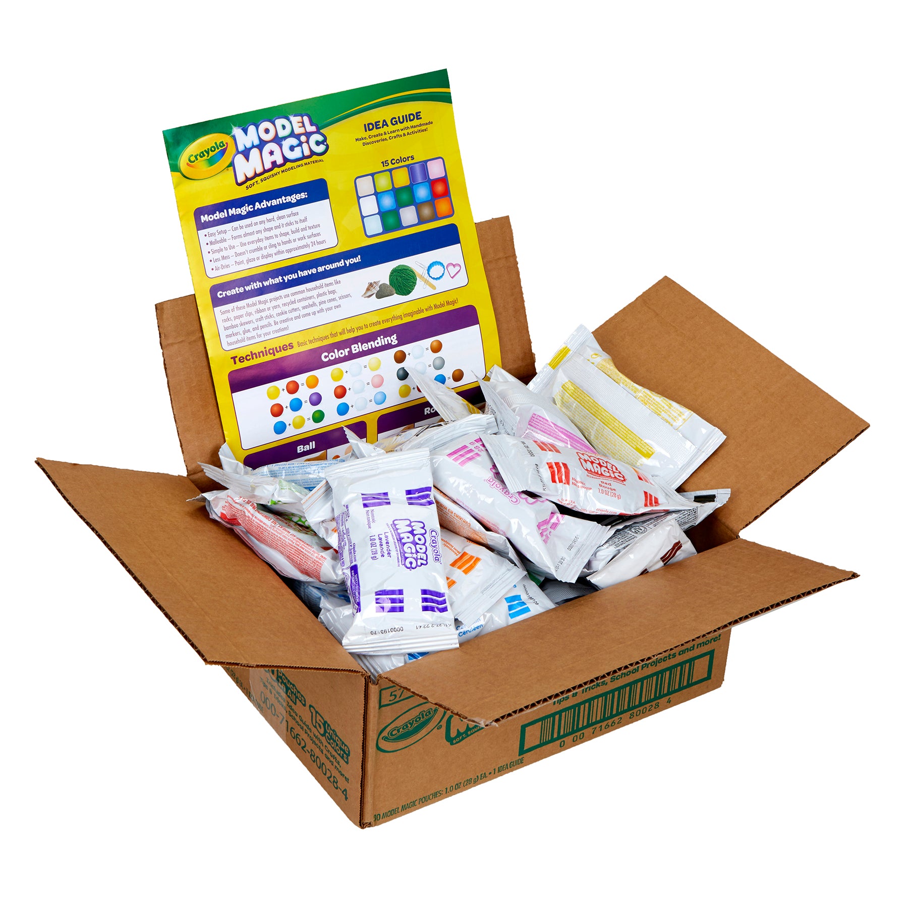 Crayola Model Magic Clay Alternative - 15 Vibrant Colors, 30 Pack - Image 4