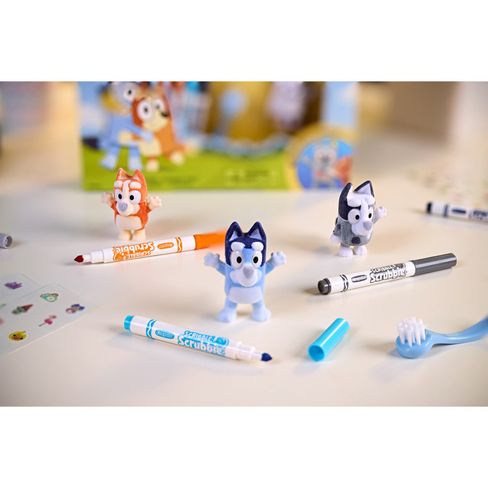 Crayola Scribble Scrubbie Bluey Deluxe - 3 Character Craft Set - Image 5