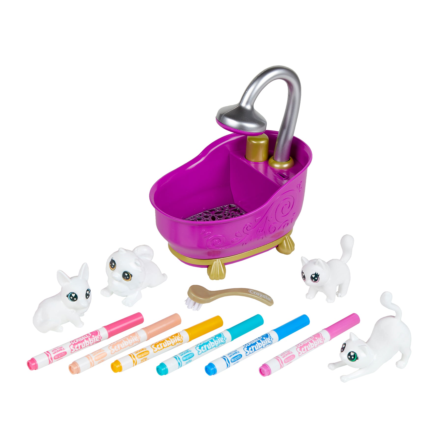 Crayola Scribble Scrubbie Pets! Color & Wash Playset - Image 5