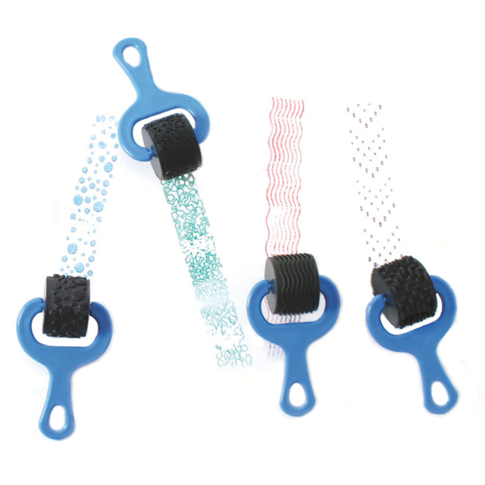 READY 2 LEARN Creative Rollers Paint & Clay Set - 4 Patterned Explorers - Image 2