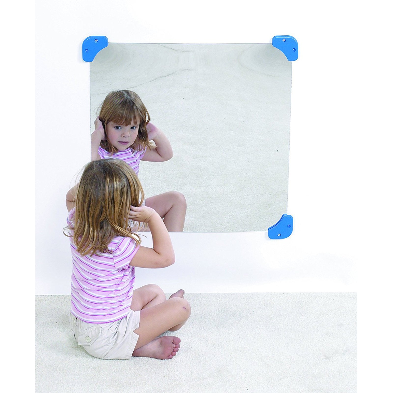 Children's Factory 24" Square Mirror ?C Interactive Play Mirror - Image 2