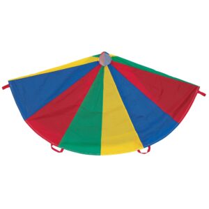Champion Sports Colorful Play Parachute, 12-Foot with 12 Handles