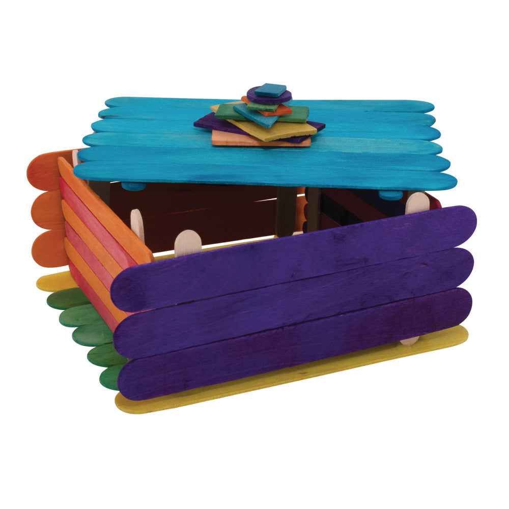 Creativity Street Wood Crafts Mega Activity Box - Color Blast - Image 3