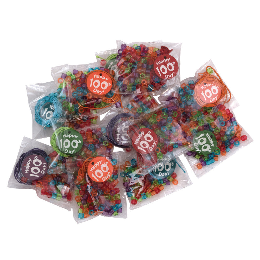 Creativity Street 100 Days of School Assorted Bead Kits - 12 Packs - Image 5