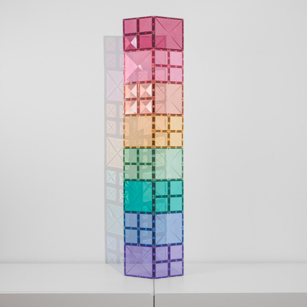 Connetix Pastel Magnetic Tiles 40-Piece Square Pack - Creative Play Set - Image 5