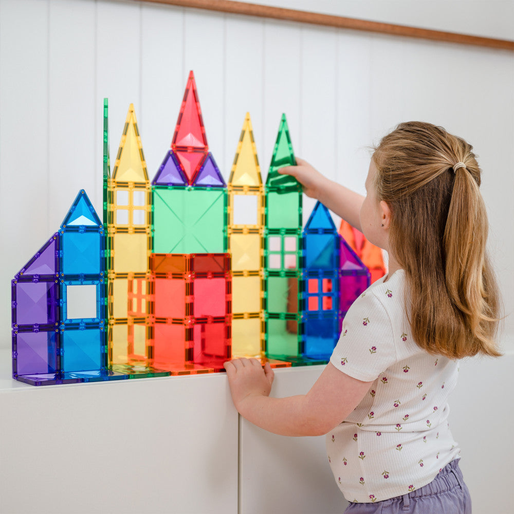 Connetix Magnetic Tiles Rainbow Creative Pack - 102 Pieces - Image 5