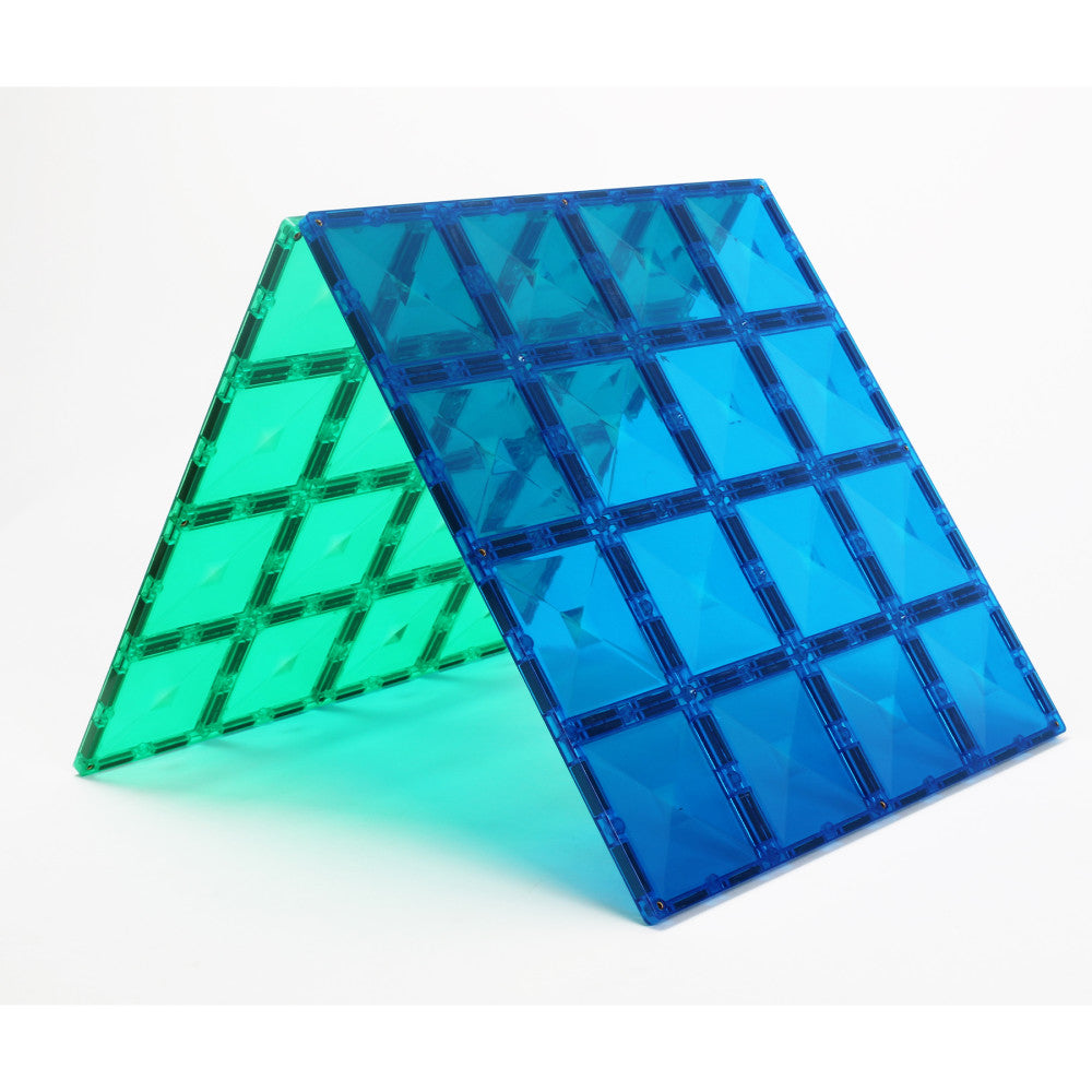 Connetix Magnetic Tiles Rainbow Blue & Green Base Plate Set, 2 Pieces - Image 3