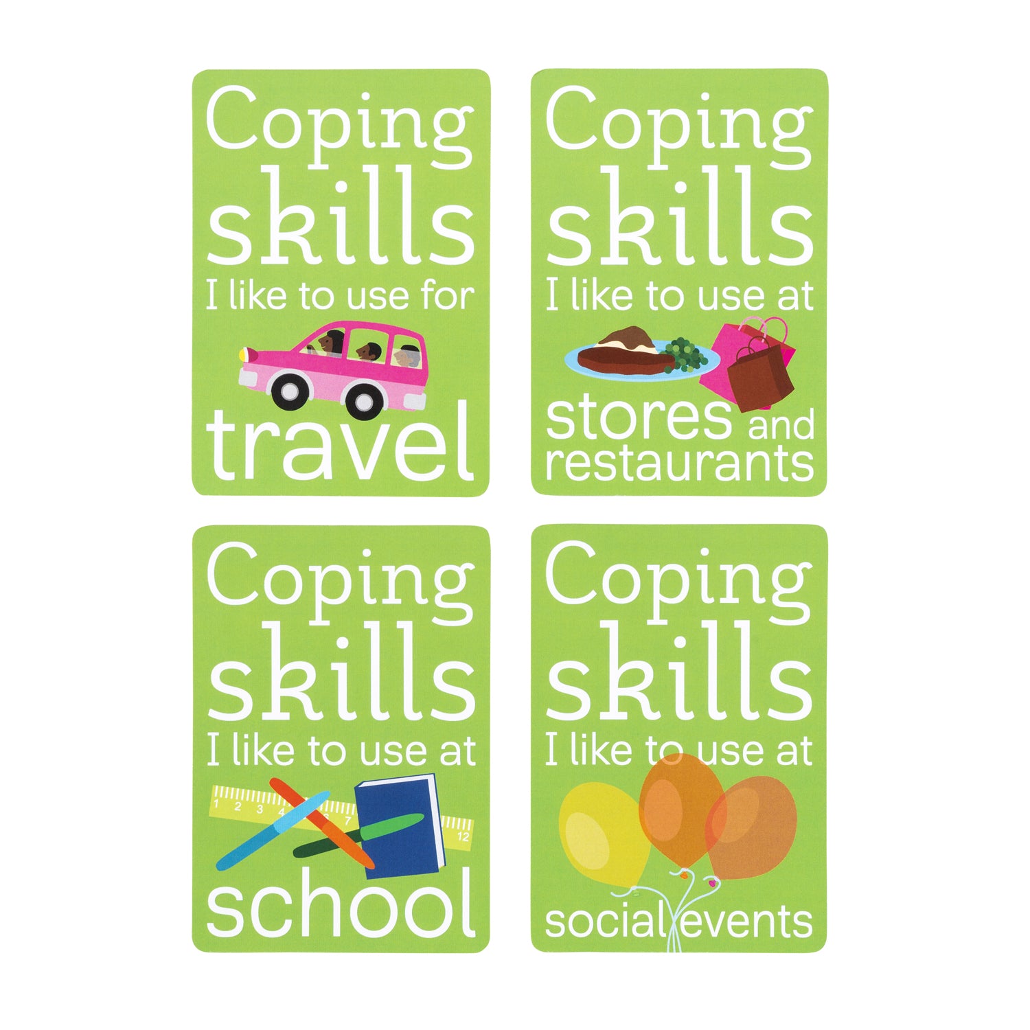 Coping Skills for Kids? Coping Cue Cards? Movement Deck - Image 5