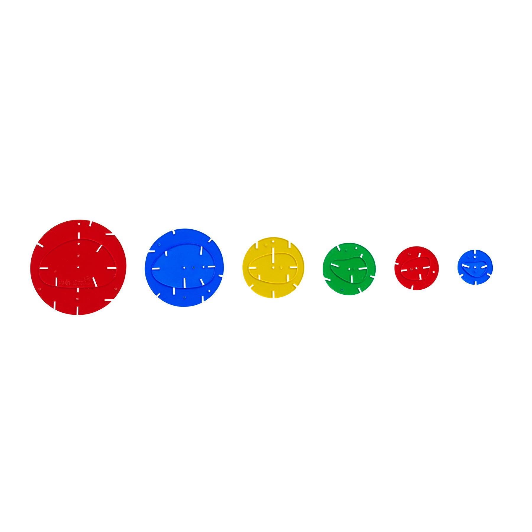 edxeducation Interlocking Rainbow Pebbles - Creative Building Set - Image 5