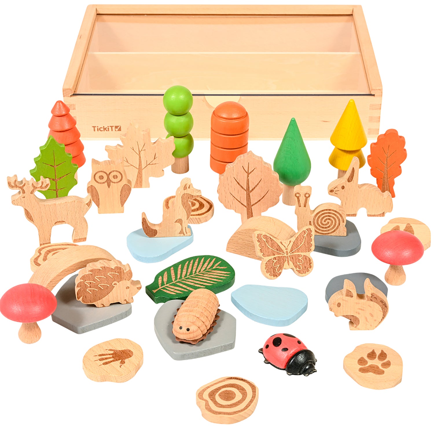 TickiT Woodland Trail Set ?C Imaginative Beechwood Play Collection