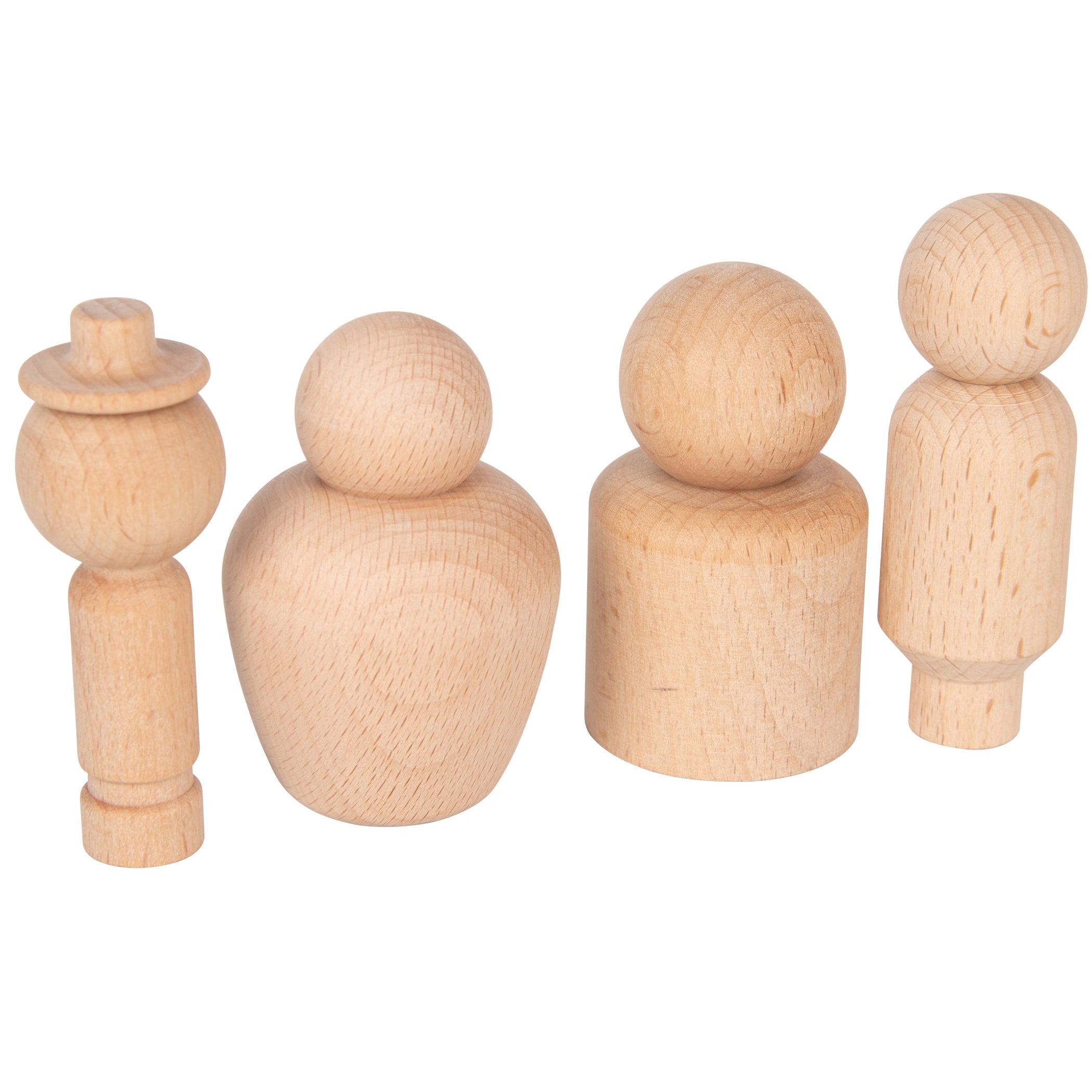 TickiT Wooden Community Figures - Set of 10 - Creative Play for Toddlers - Image 3