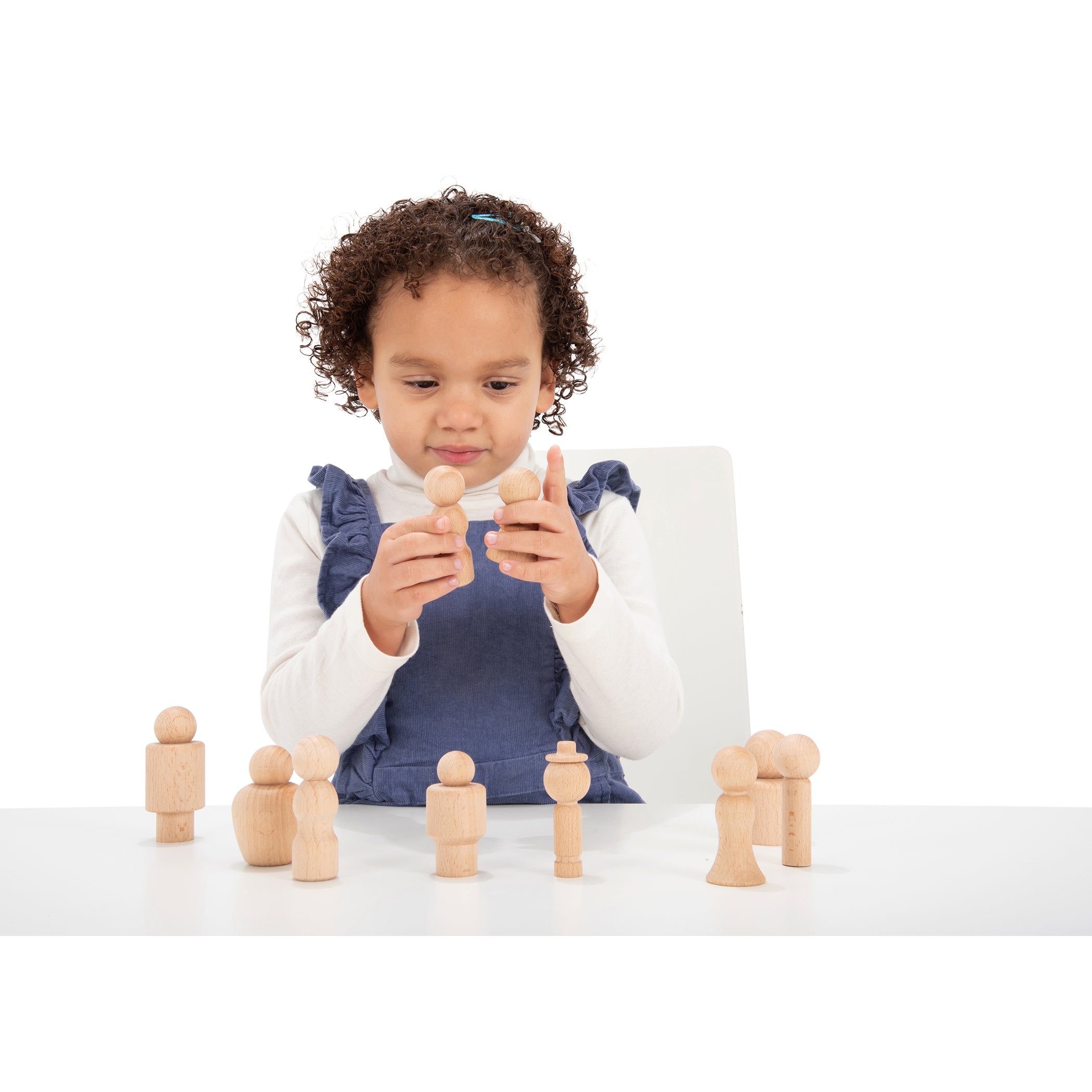 TickiT Wooden Community Figures - Set of 10 - Creative Play for Toddlers - Image 5