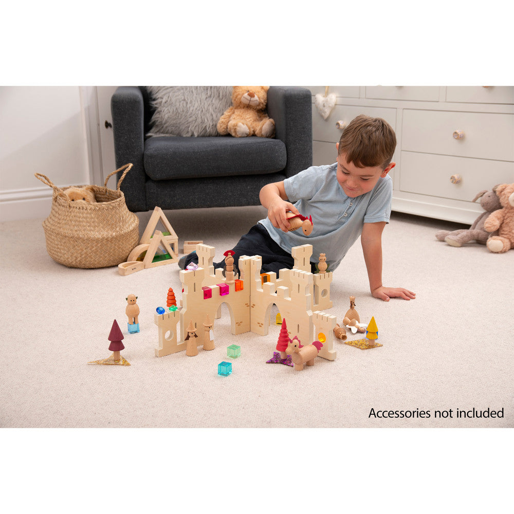 TickiT Discovery Castle Dividers - Wooden Playset - Image 2