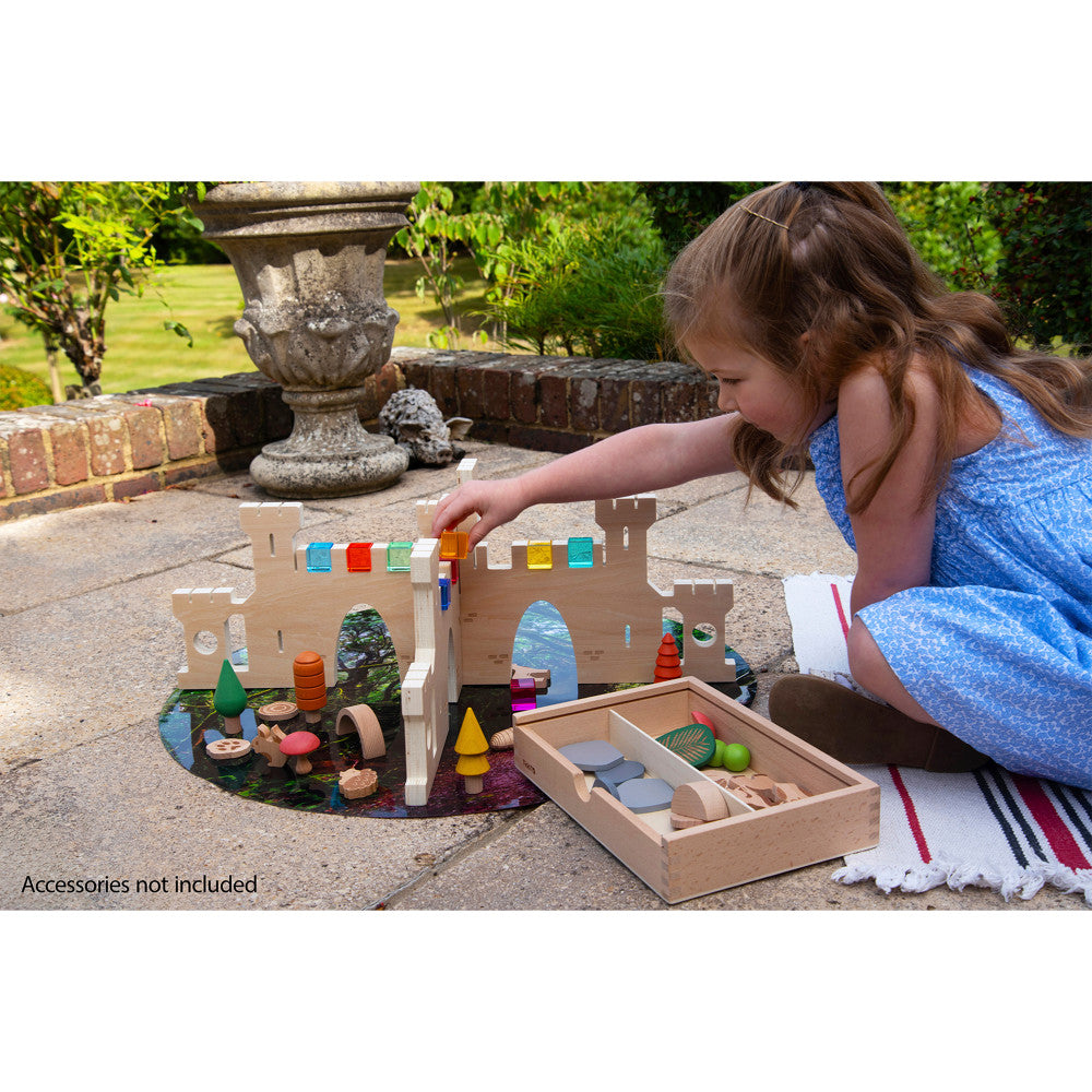TickiT Discovery Castle Dividers - Wooden Playset - Image 3