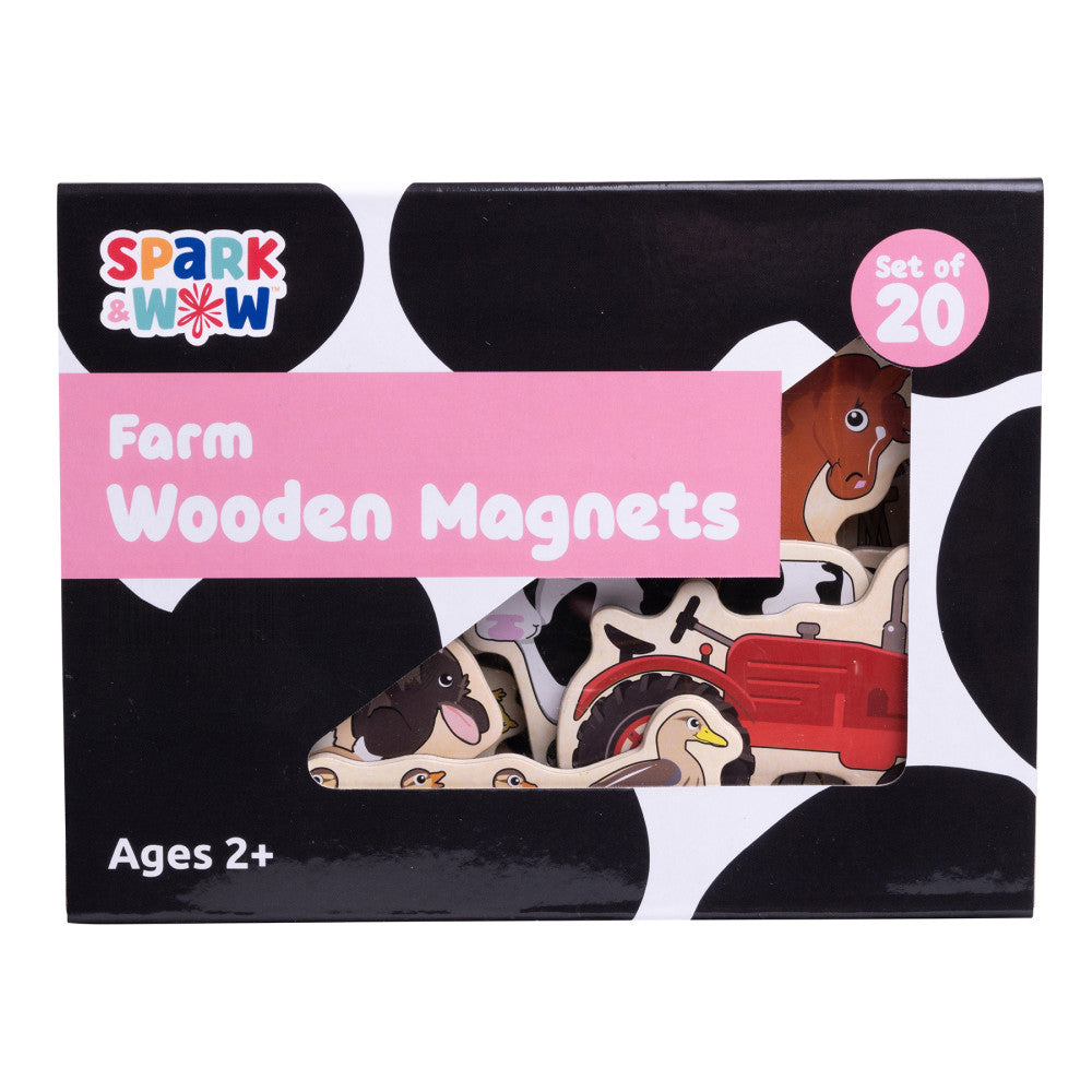 Spark & Wow Beechwood Farm-Themed Magnetic Set - 20 Pieces - Image 11