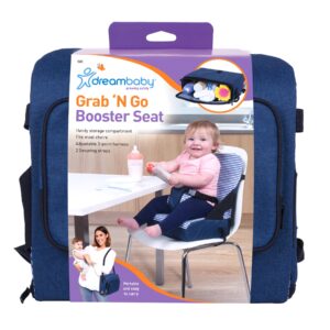 Dreambaby? Grab 'N Go Booster Seat - Navy: Portable Dining Delight