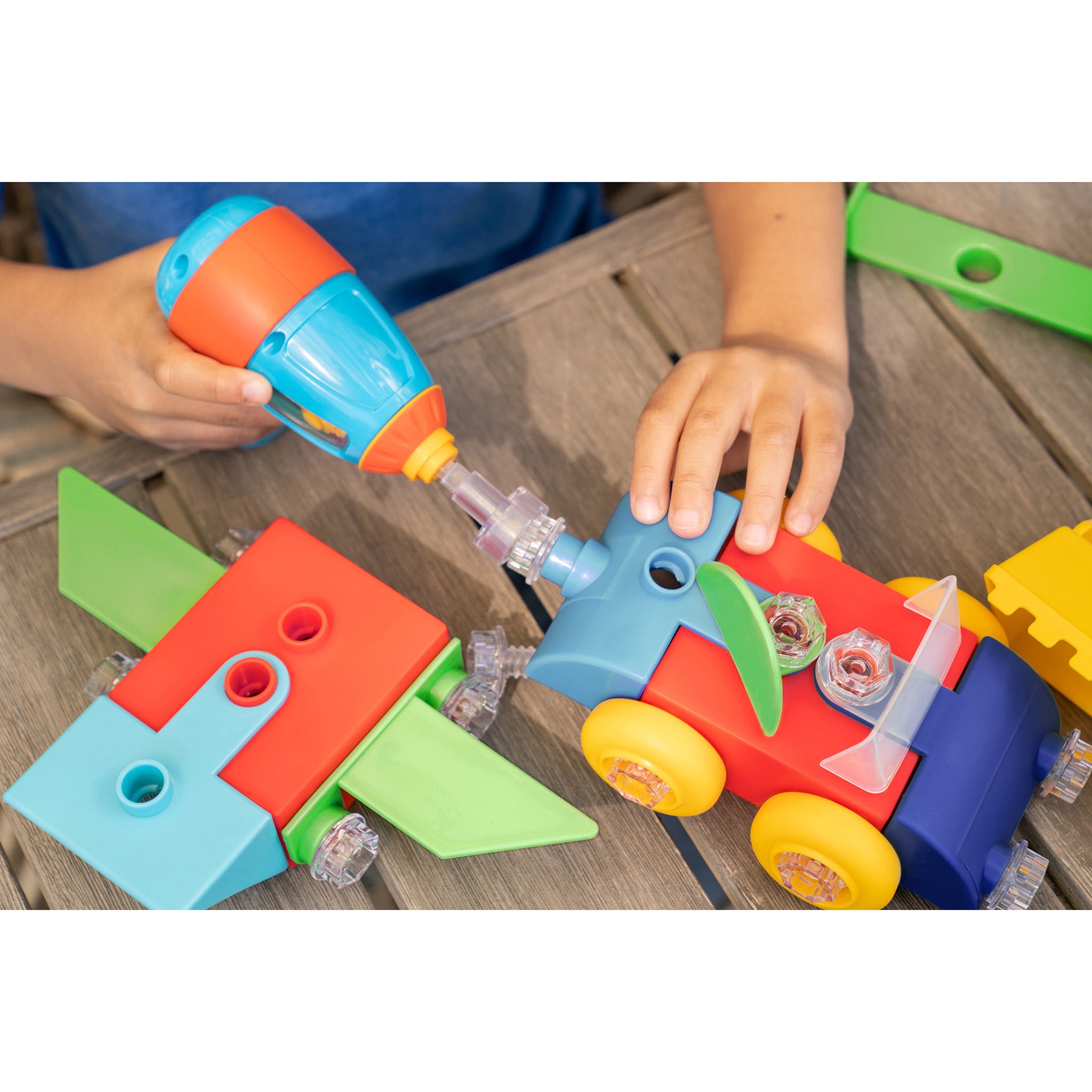 Educational Insights Design & Drill Build-It Bucket - Portable Construction Toy - Image 5