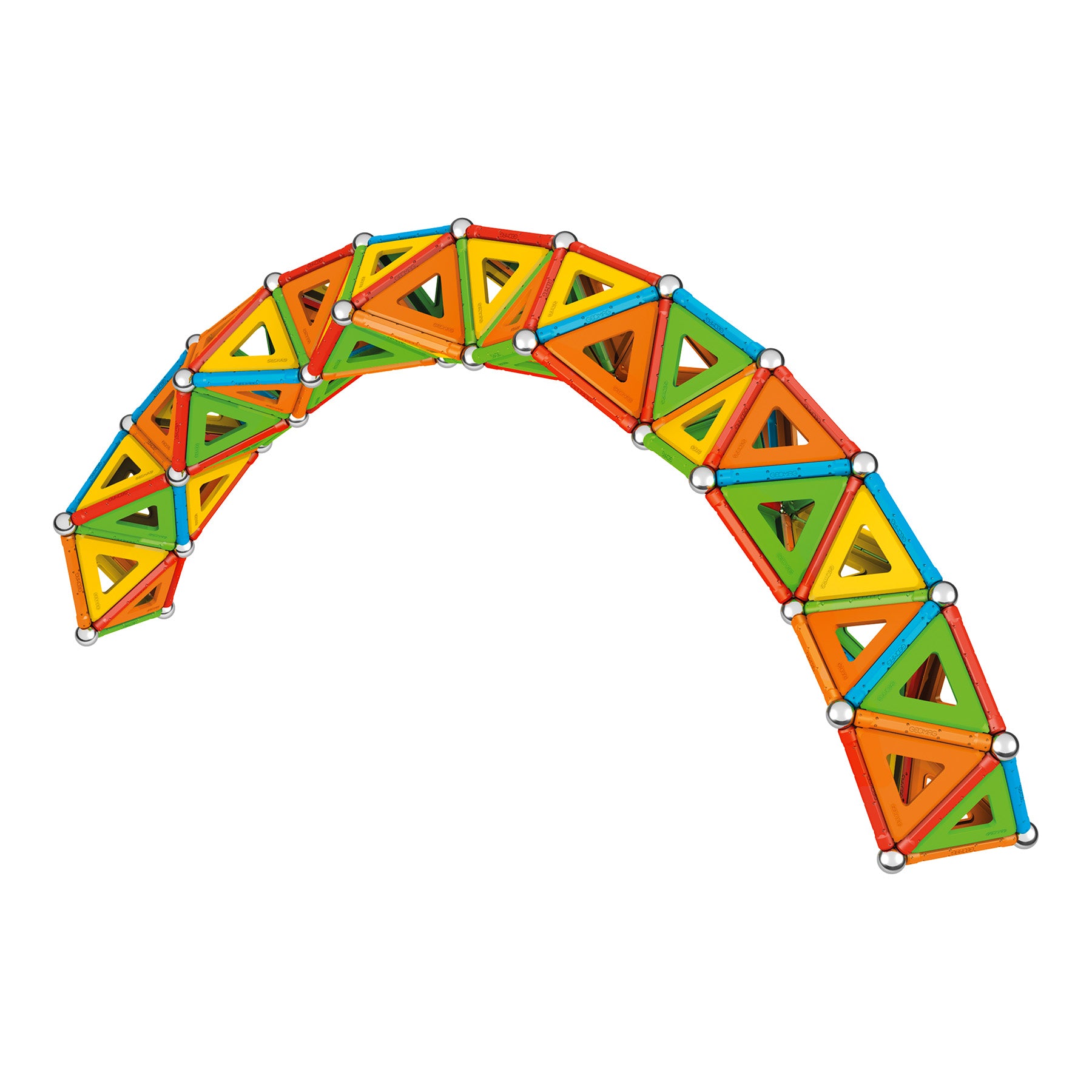 Geomag MASTERBOX Supercolor Recycled Magnetic Building Set - 388 Pieces - Image 5