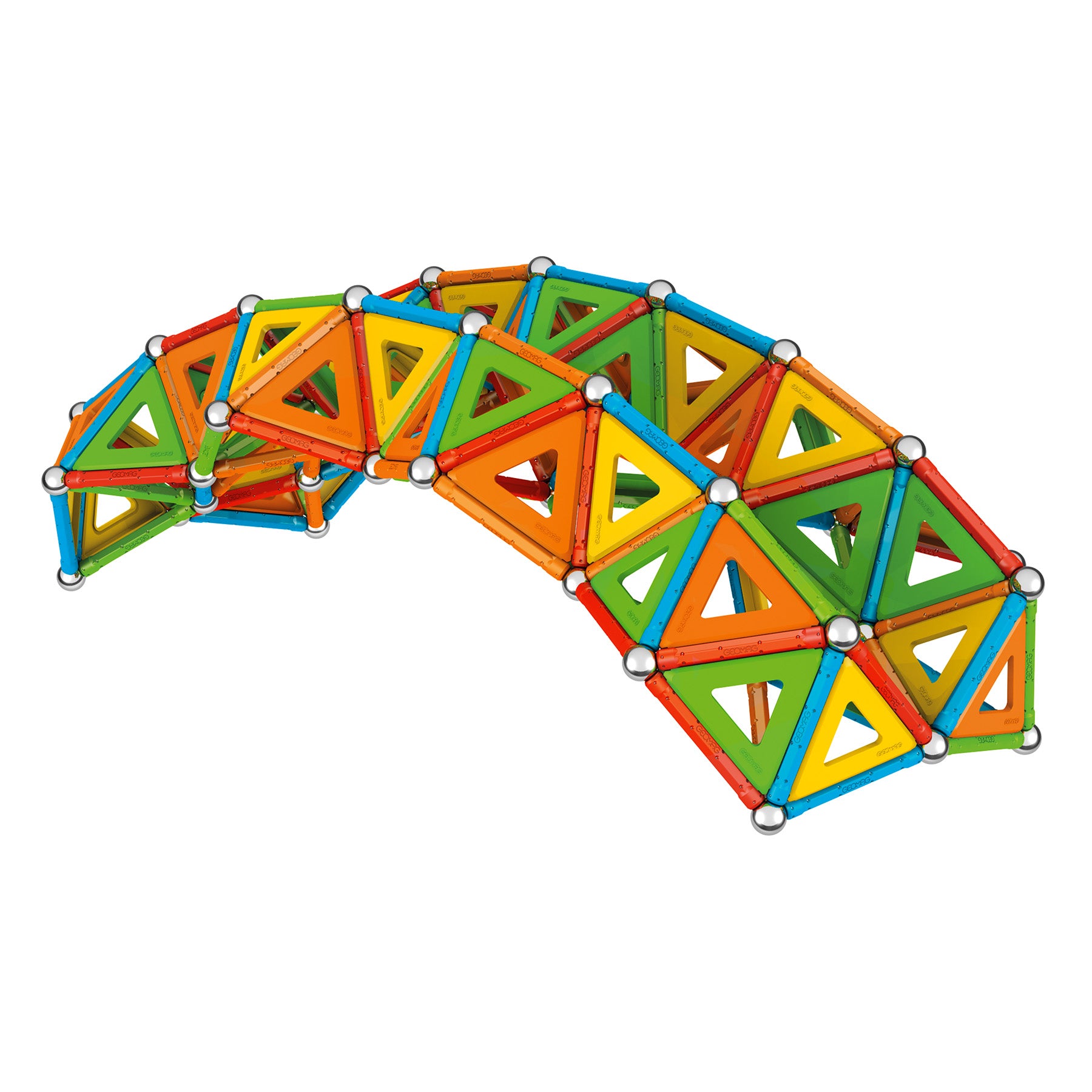 Geomag MASTERBOX Supercolor Recycled Magnetic Building Set - 388 Pieces - Image 6