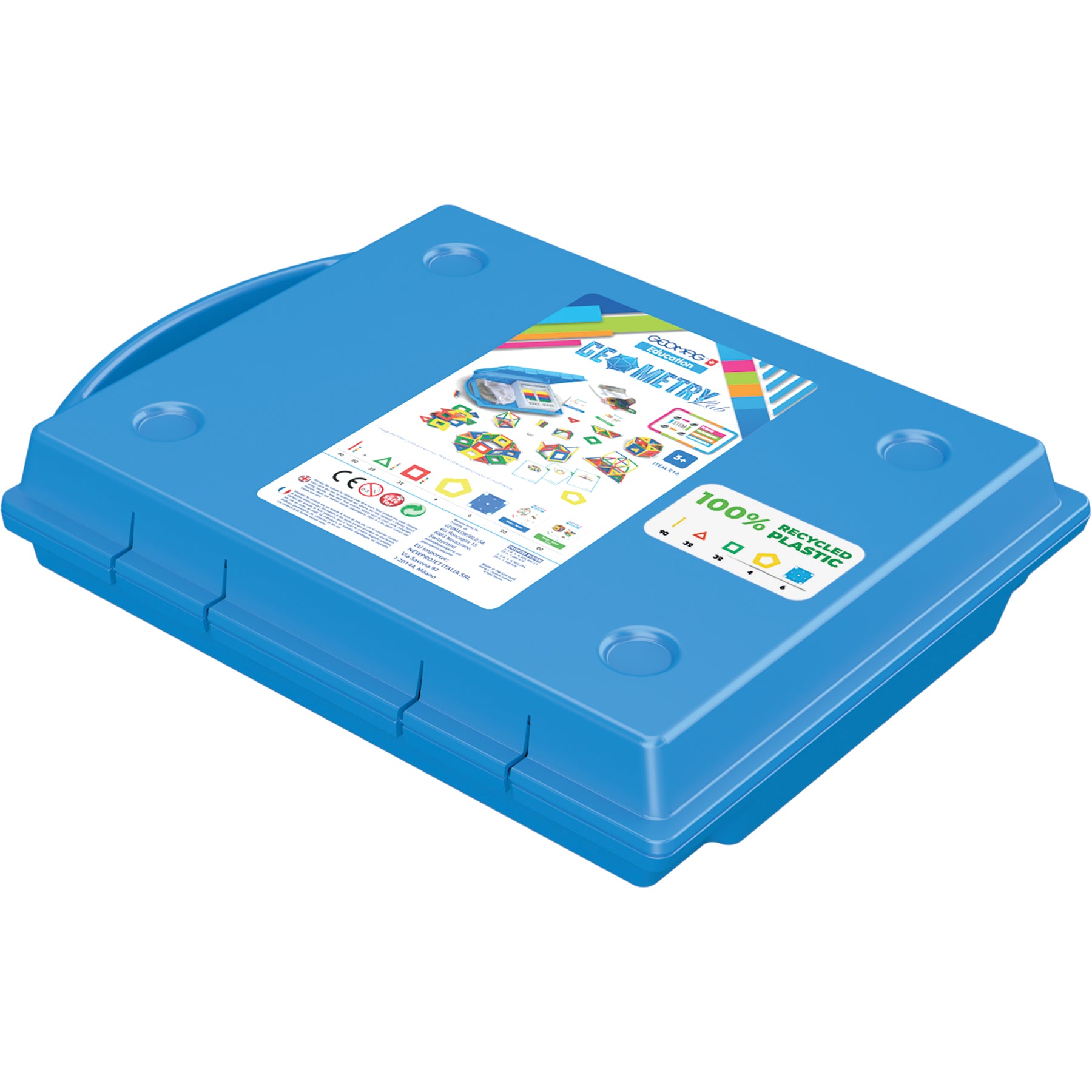 Geomag Geometry Lab Recycled Set - STEM Educational Toy - 244 Pieces - Image 2