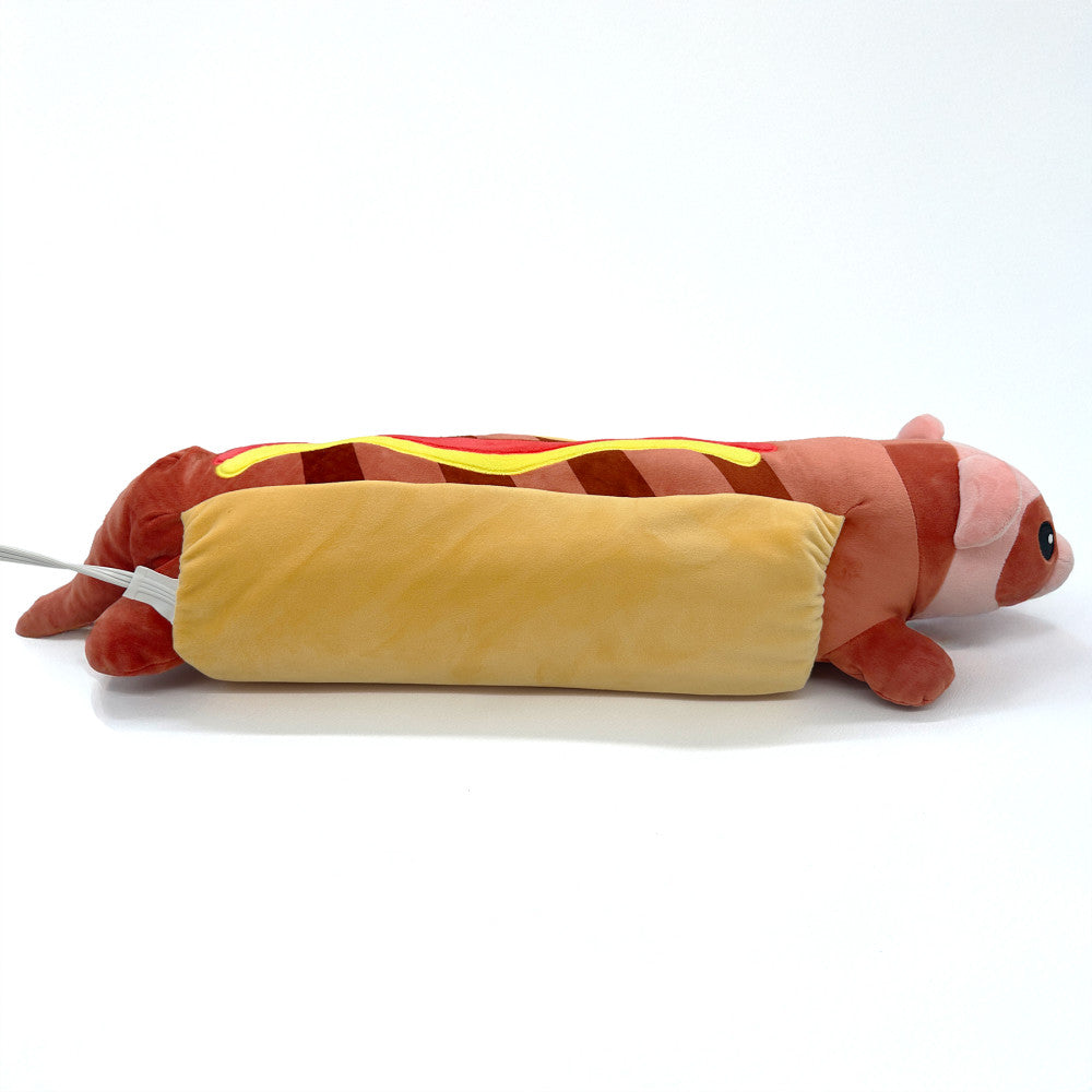 Borbs 24 inch Multicolor Hot Dog Ferret Plush - Image 3