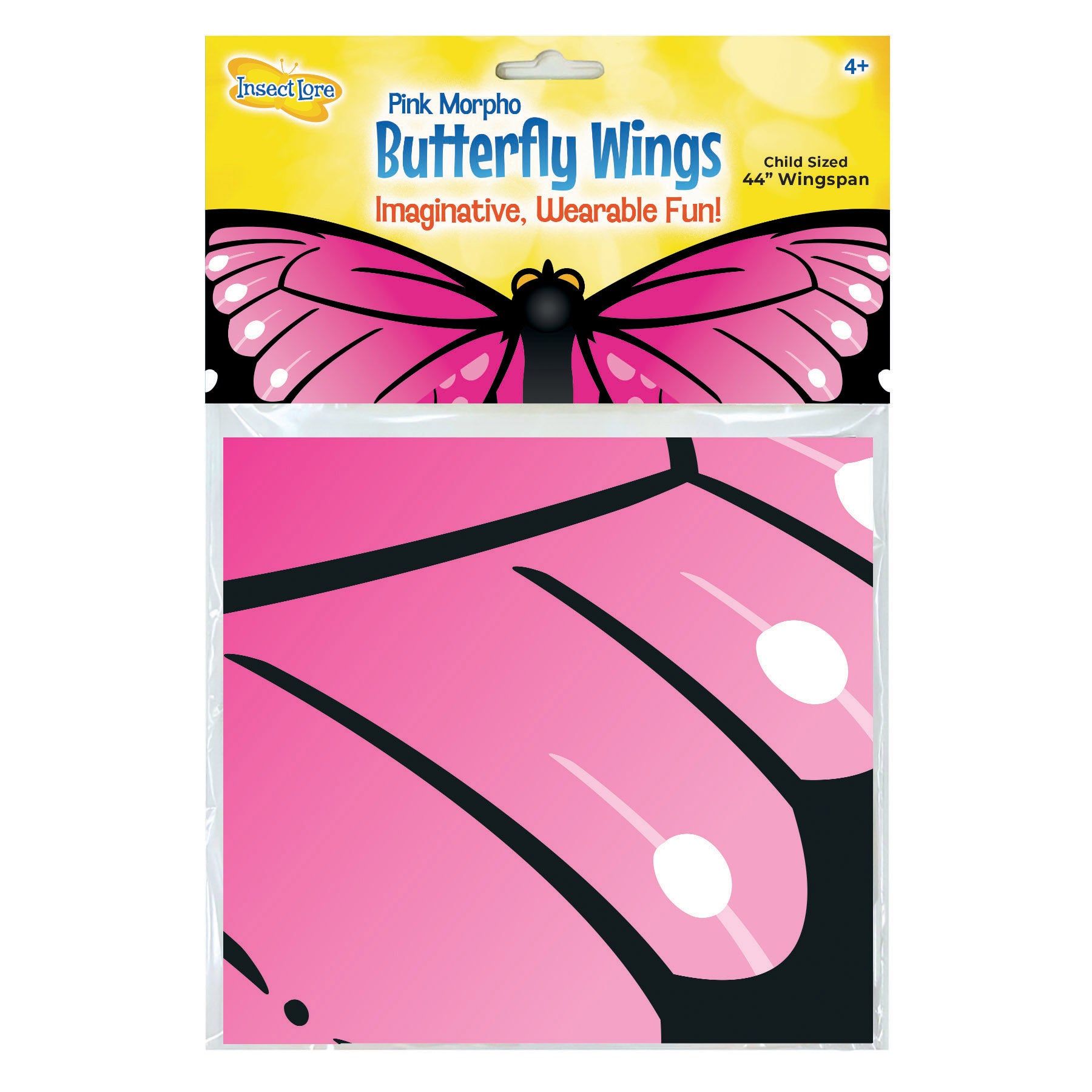 Insect Lore 3-Pack Dress-Up Morpho Butterfly Wings ?C Pink - Image 2