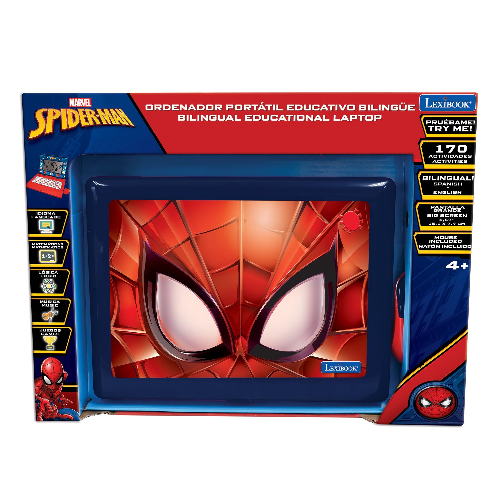 Spiderman Bilingual Educational Laptop with 170 Educational Activities and 6.7?? Screen - Image 6