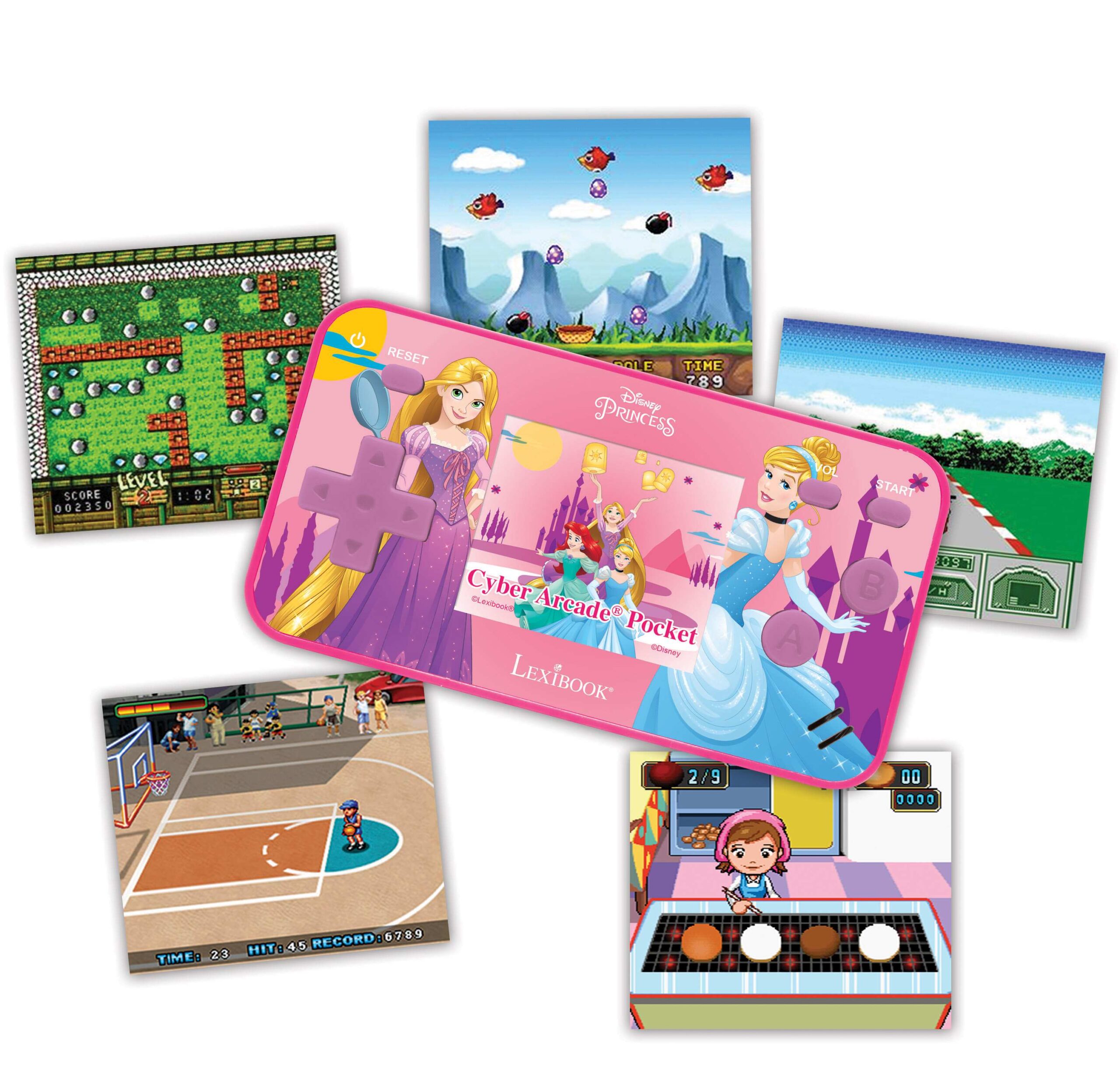 Disney Princess Handheld Console Cyber Pocket Arcade - Portable Gaming - Image 3