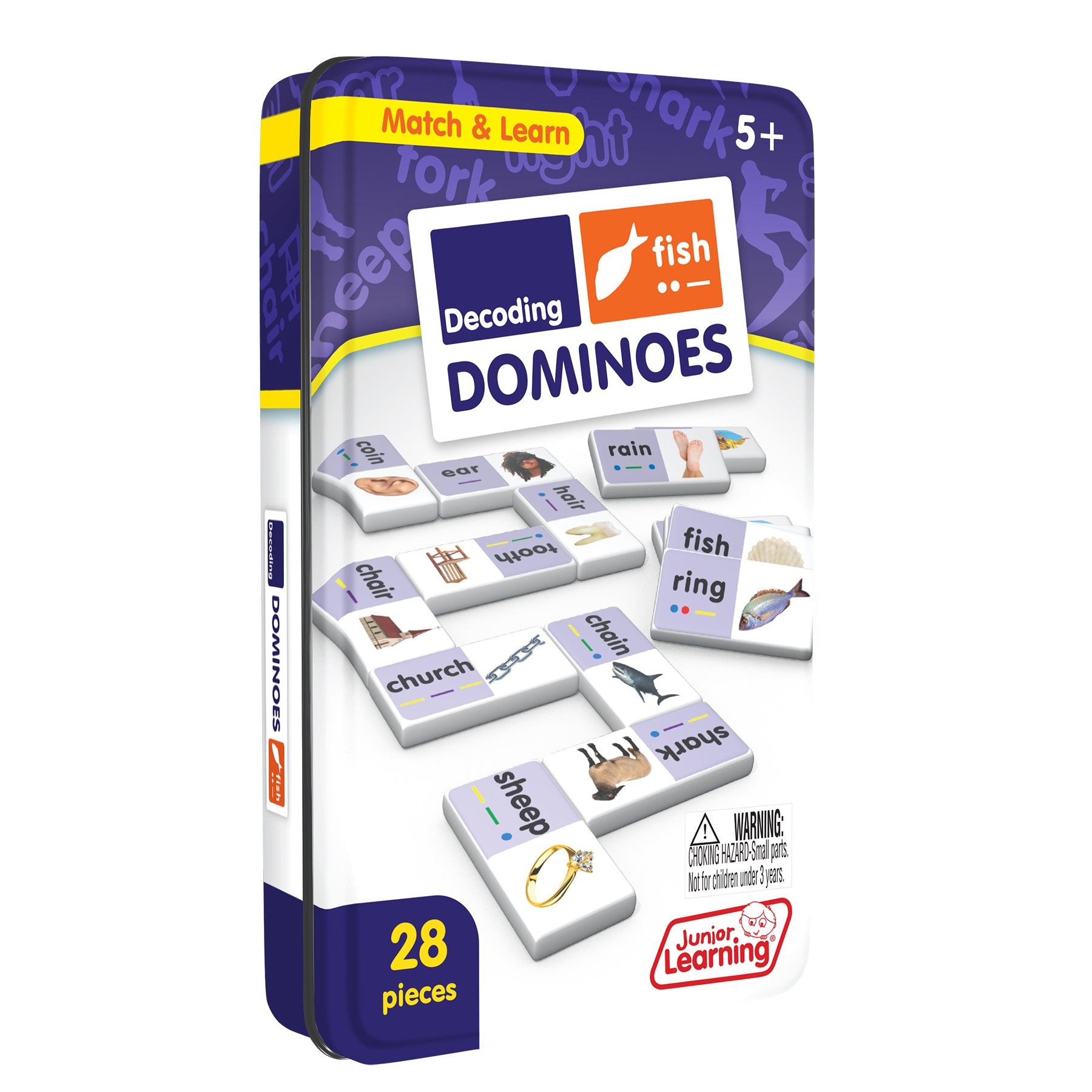 Junior Learning Decoding Match & Learn Dominoes - Double Pack - Image 3