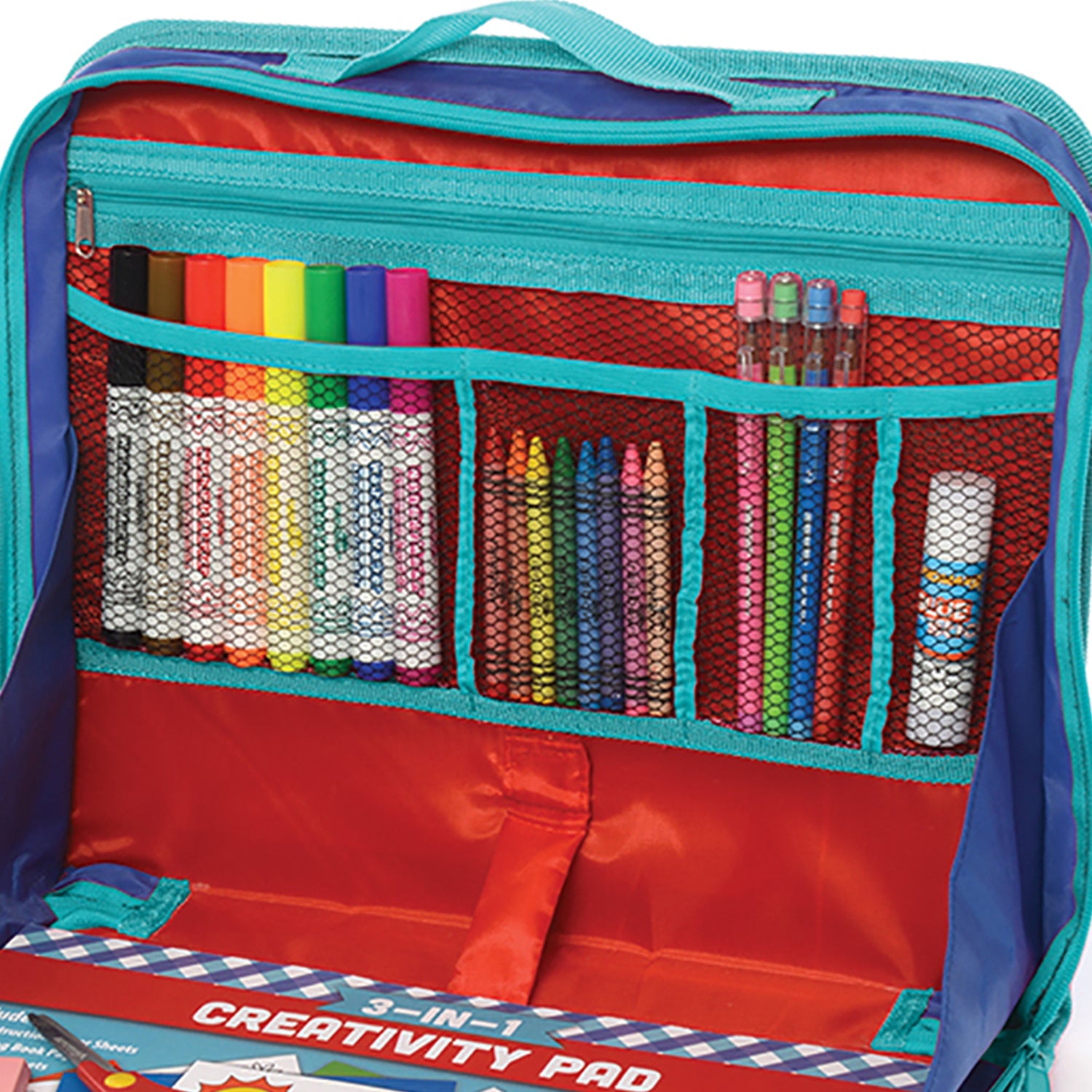 Promarx? EzDesk Travel Activity Kit, Portable Art Station for Kids - Image 2