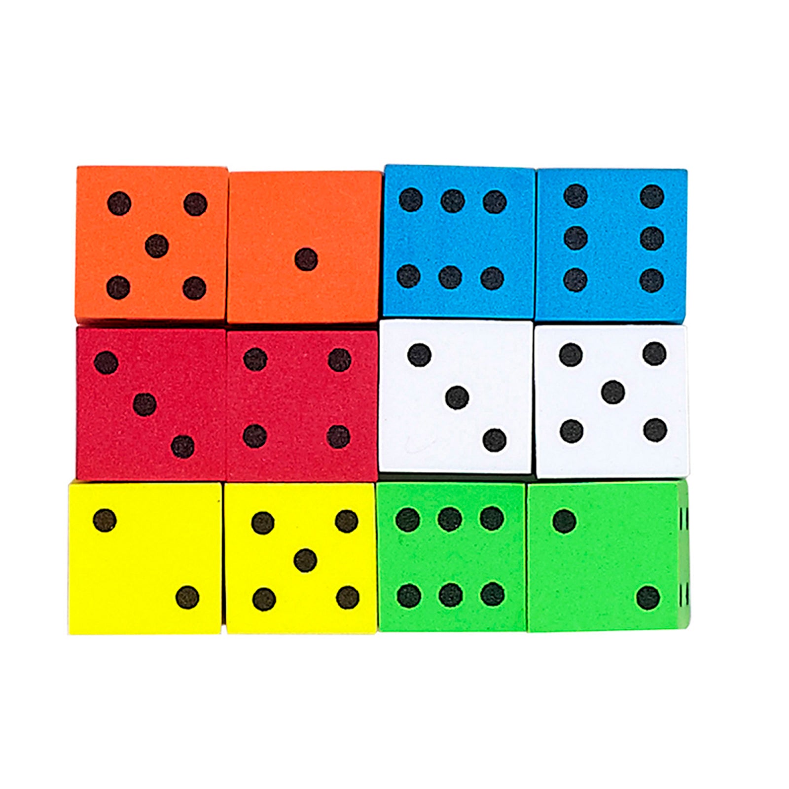 Koplow Games Colorful 16mm Foam Dice - 72 Pack Assortment - Image 2