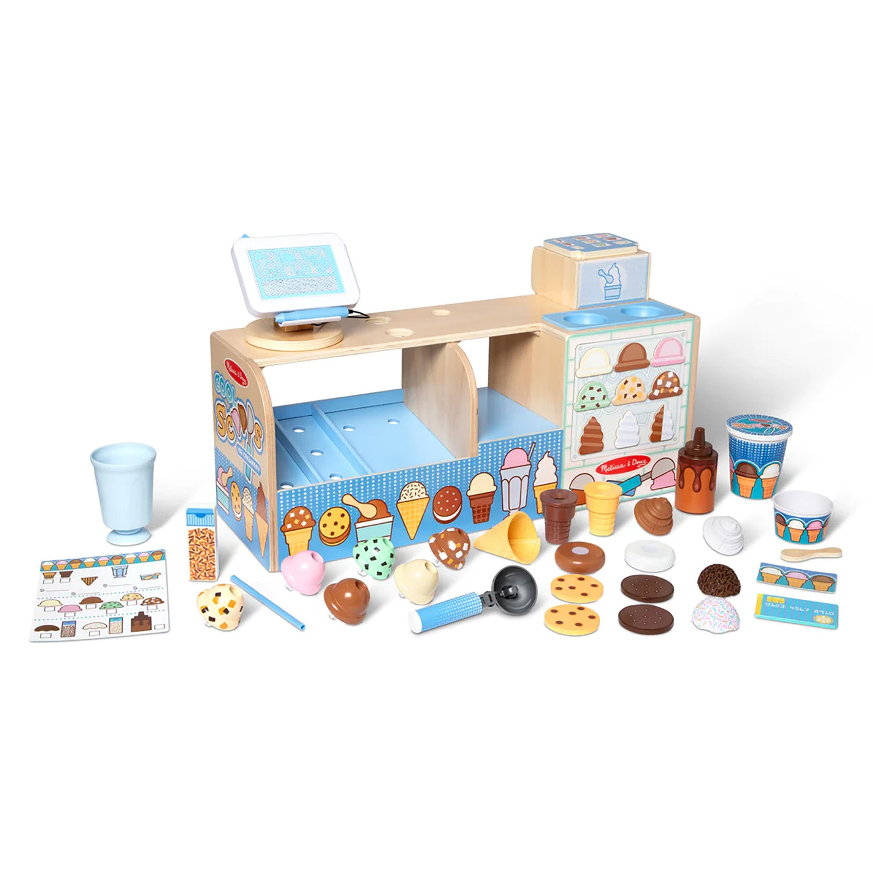 Melissa & Doug Cool Scoops Ice Creamery Playset - Image 3