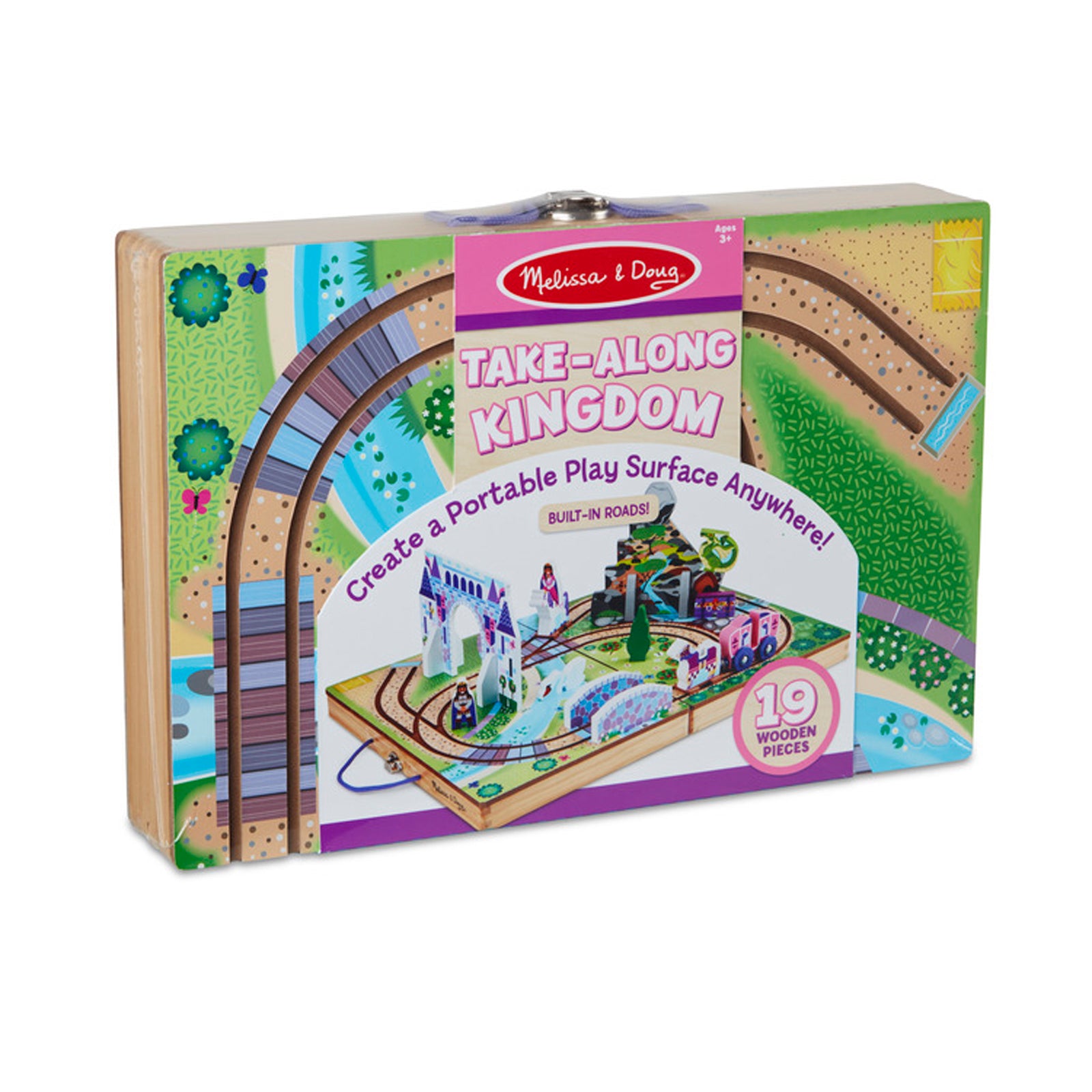 Melissa & Doug Take-Along Kingdom - Portable Royal Playset - Image 2