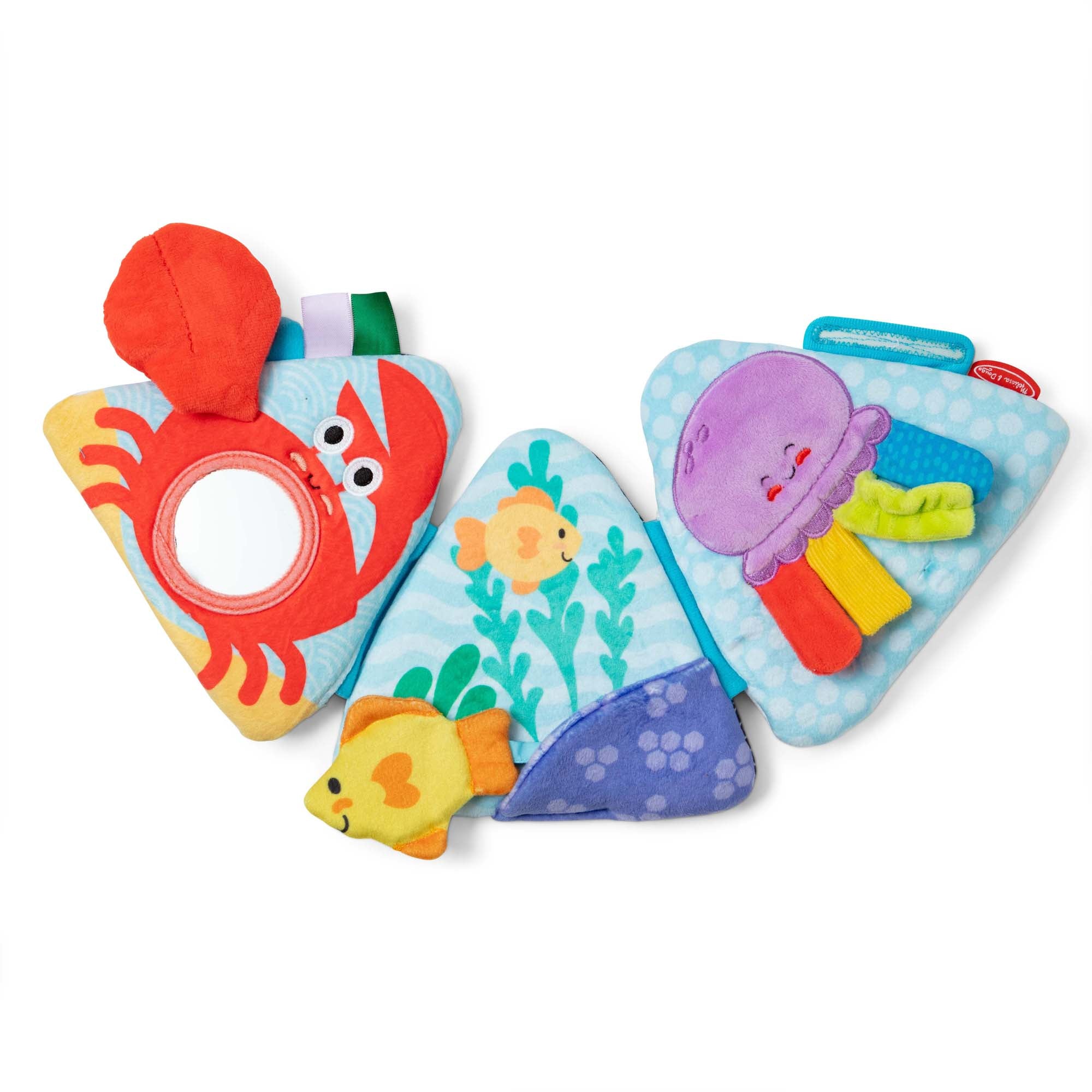 Melissa & Doug Ocean Tummy Time Triangle ?C Engaging Infant Playmat - Image 2