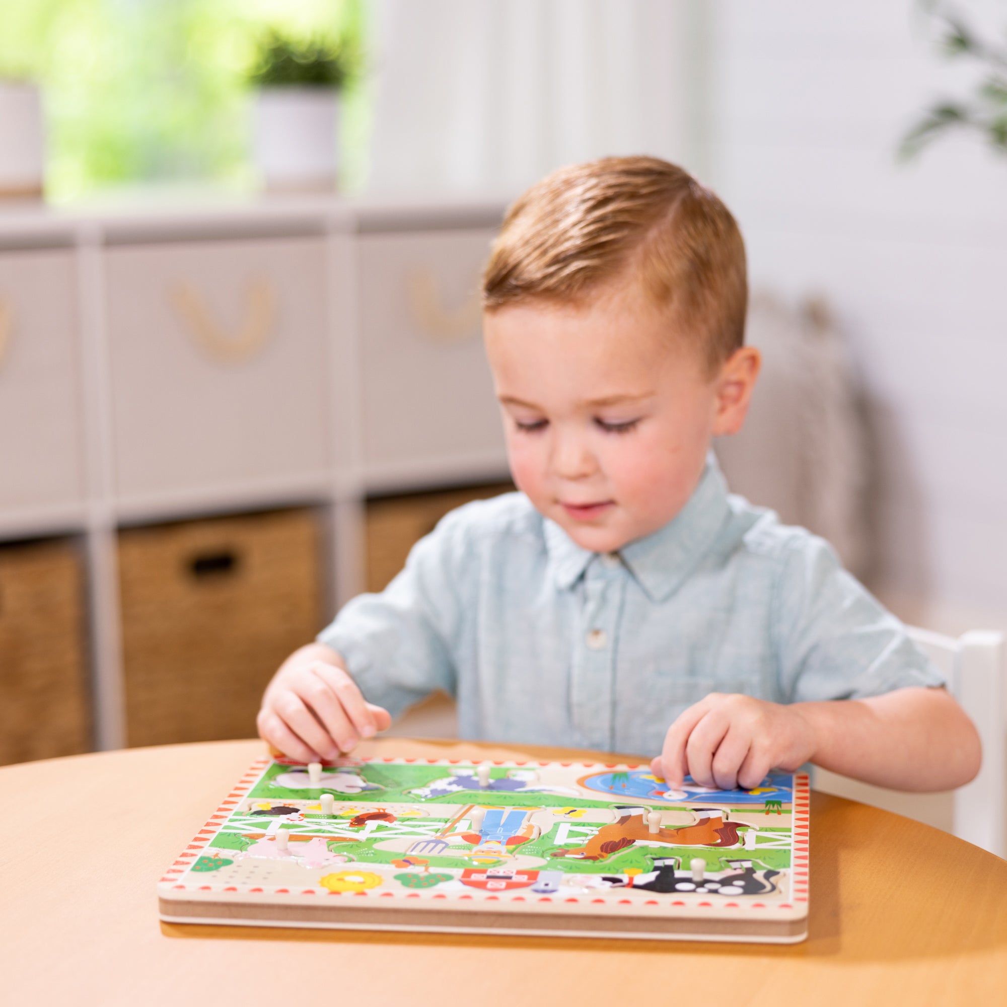 Melissa & Doug Old MacDonald's Farm Sound Puzzle - 8 Pieces - Image 6