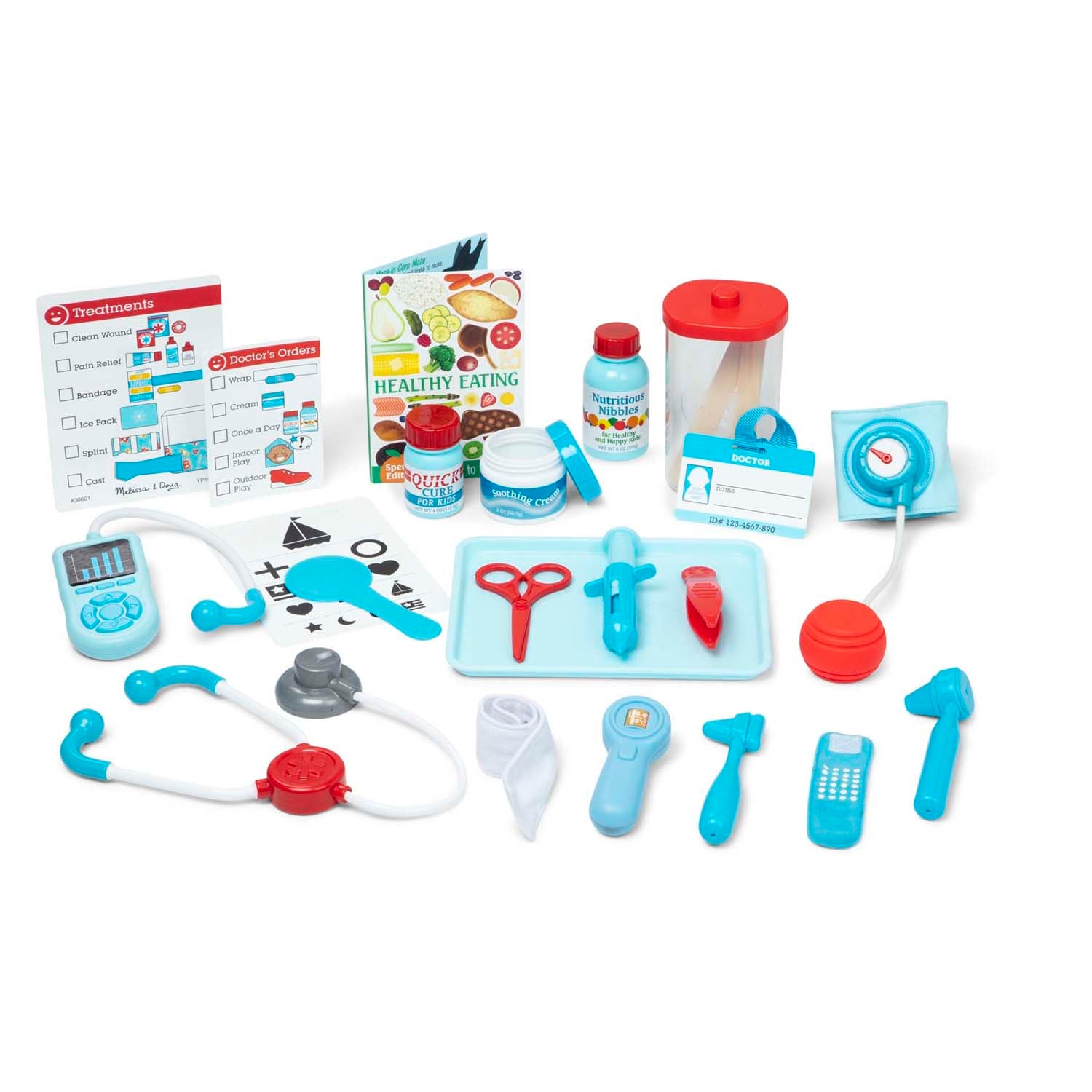 Melissa & Doug 25-Piece Get Well Doctor's Kit Play Set - Image 2
