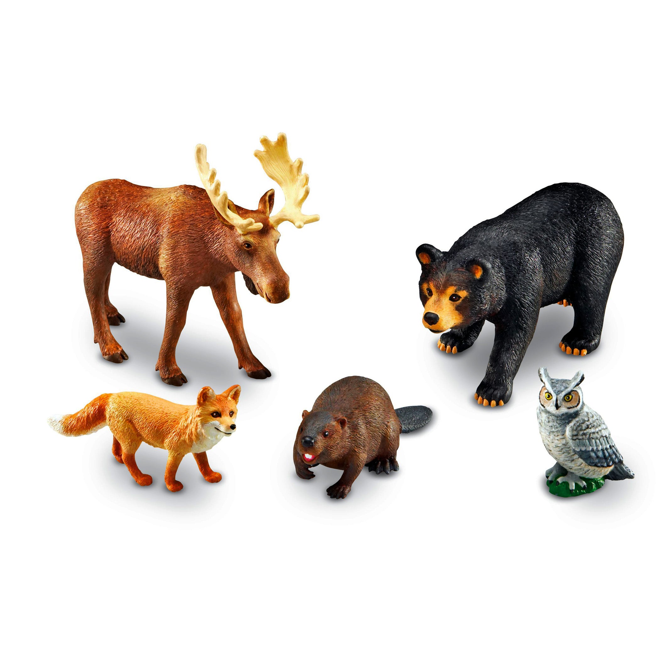 Learning Resources Jumbo Forest Animals Playset - Set of 5 - Image 2
