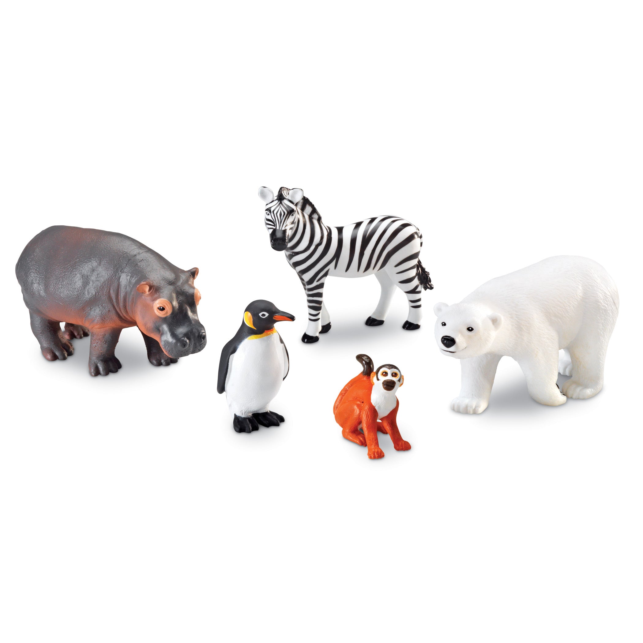 Learning Resources Jumbo Zoo Animals - Playful 5-Piece Set - Image 2