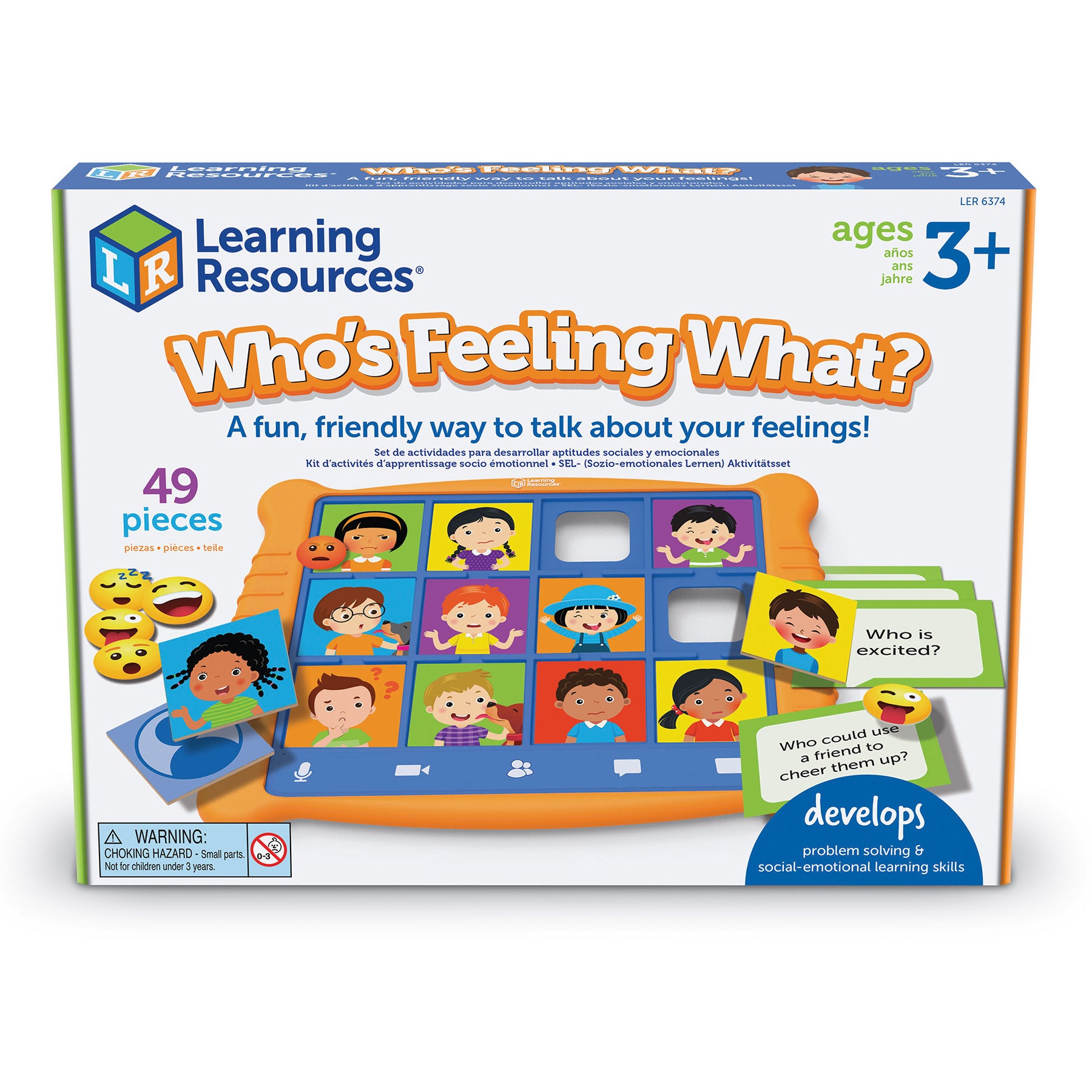 Learning Resources Who's Feeling What? - Social-Emotional Board Game - Image 2