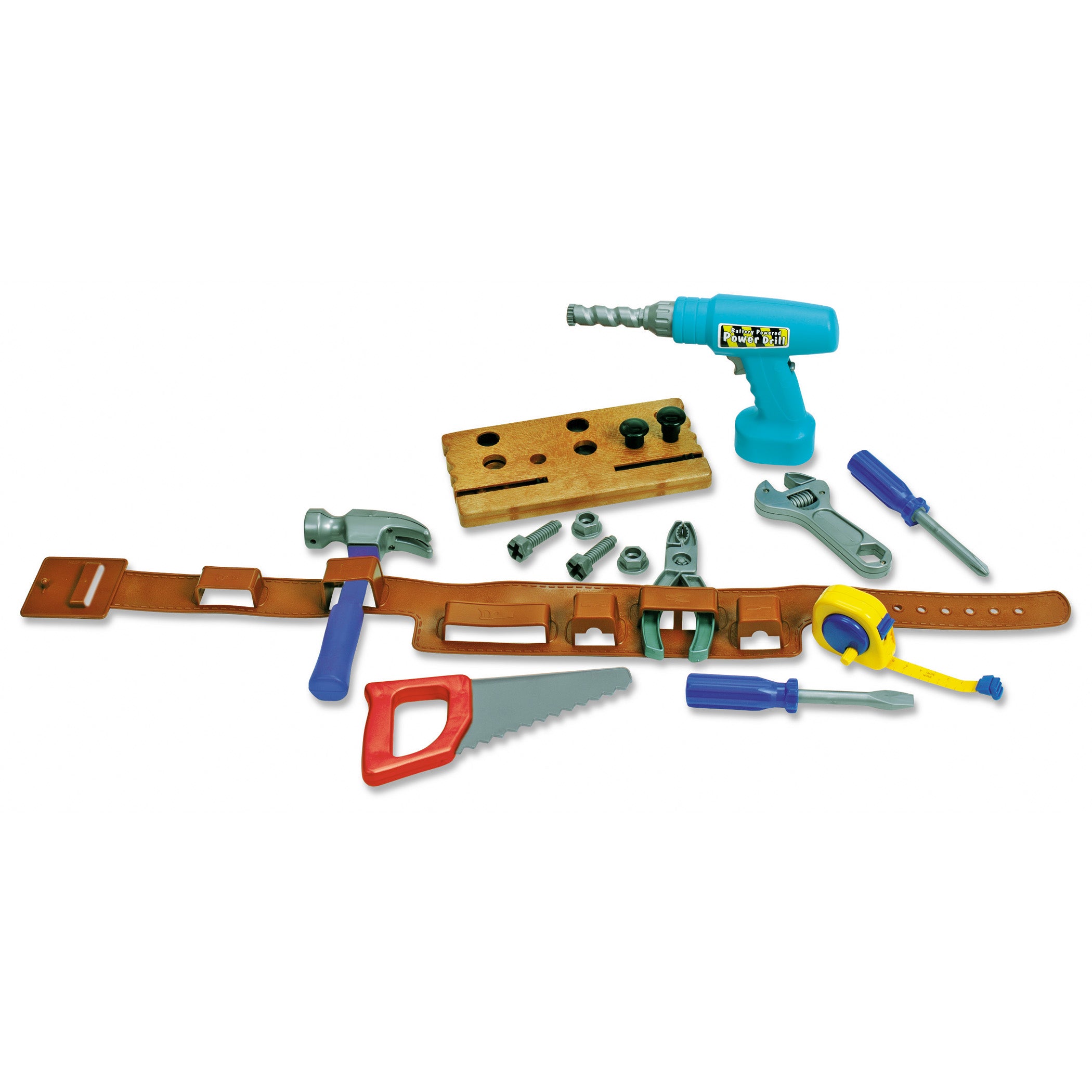 Learning Resources 20-Piece Pretend & Play Work Belt Tool Set - Image 2