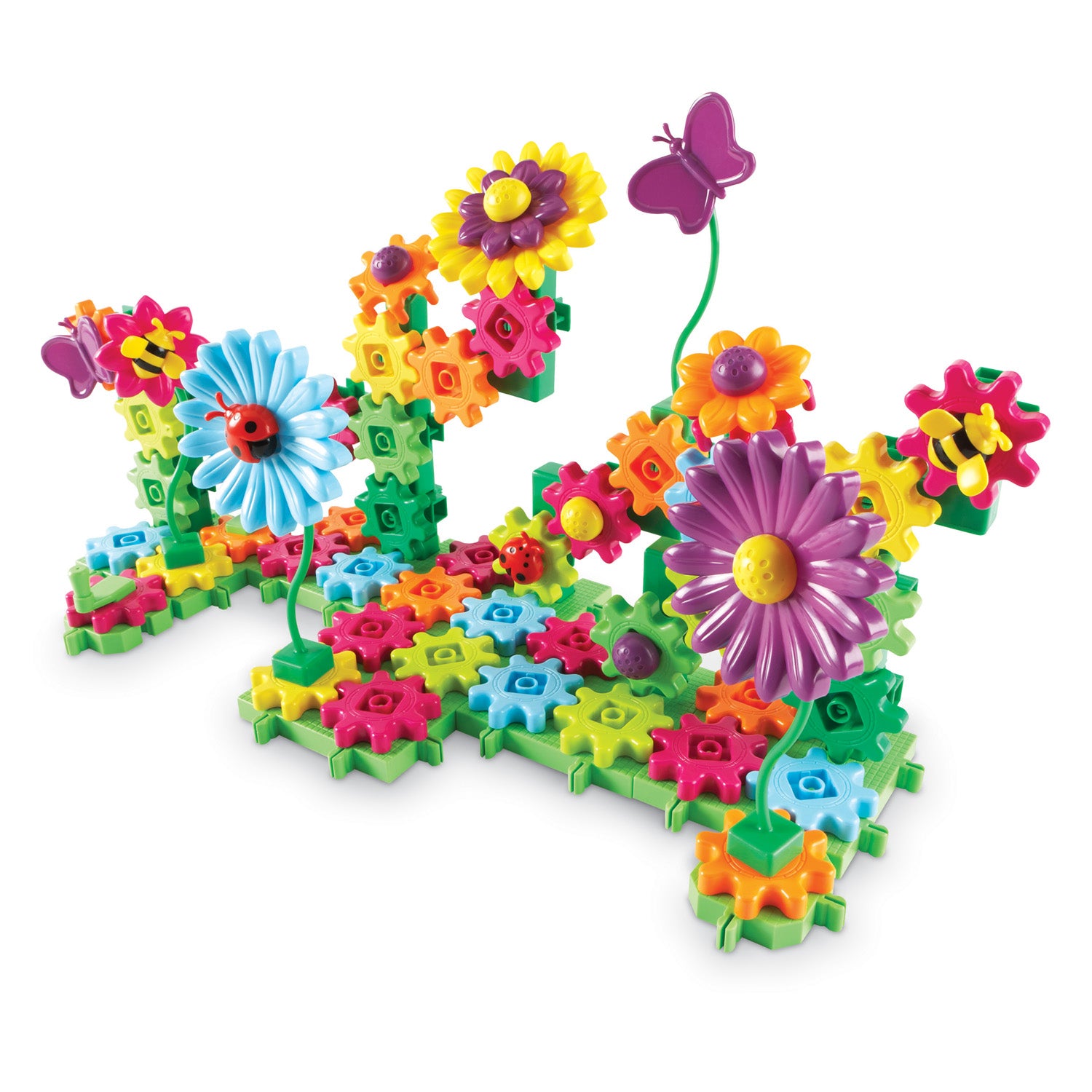 Learning Resources Gears! Gears! Gears! Build & Bloom - Interactive Building Set - Image 2