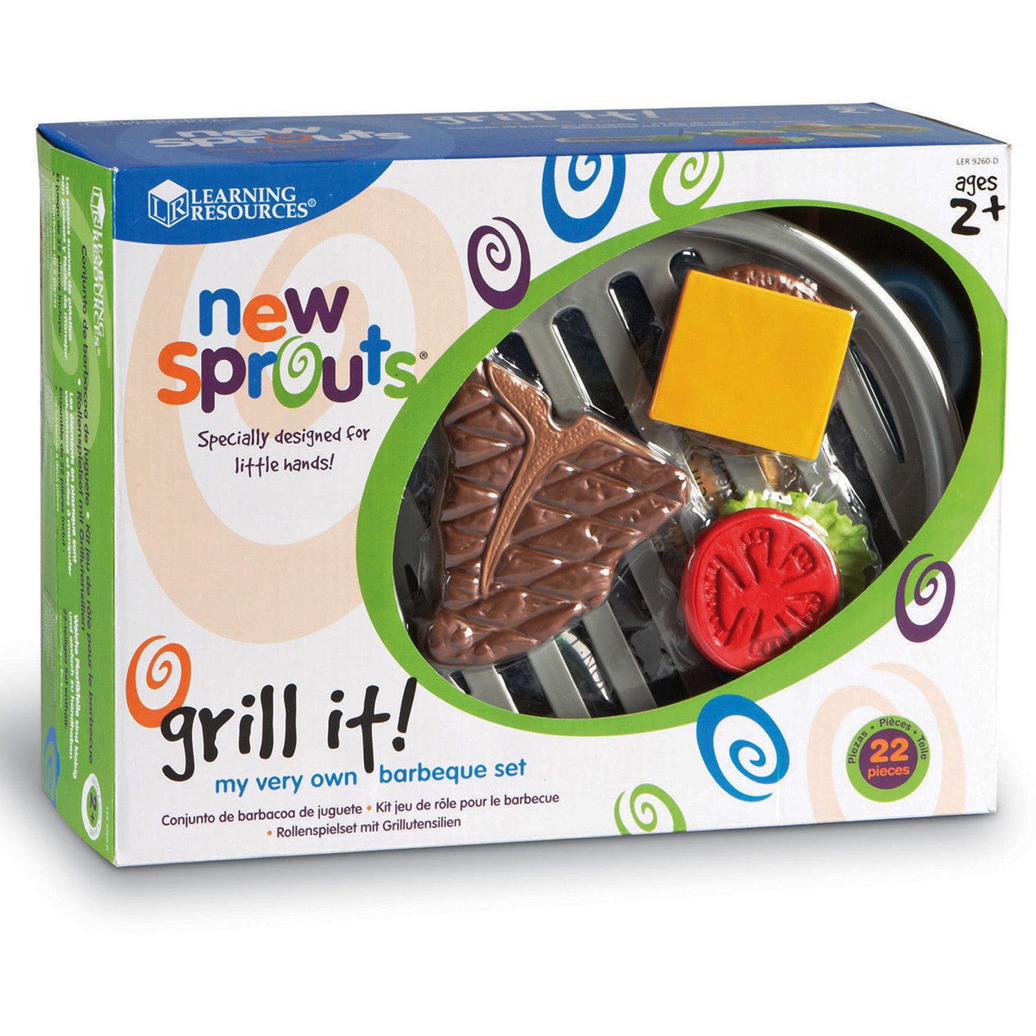 Learning Resources New Sprouts Grill It! - Play BBQ Set - Image 2