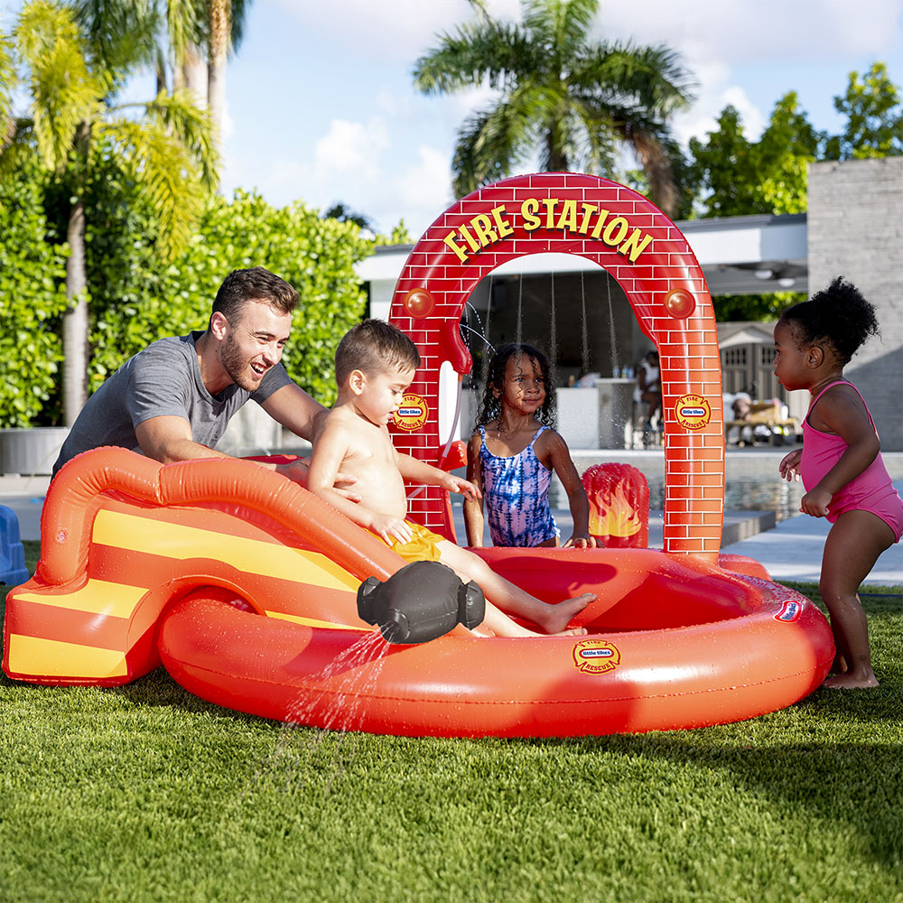 Little Tikes Fire House Adventure Play Center - Red - Image 4
