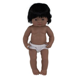 Miniland Playful Pal 15 inch - Brunette with Ponytail