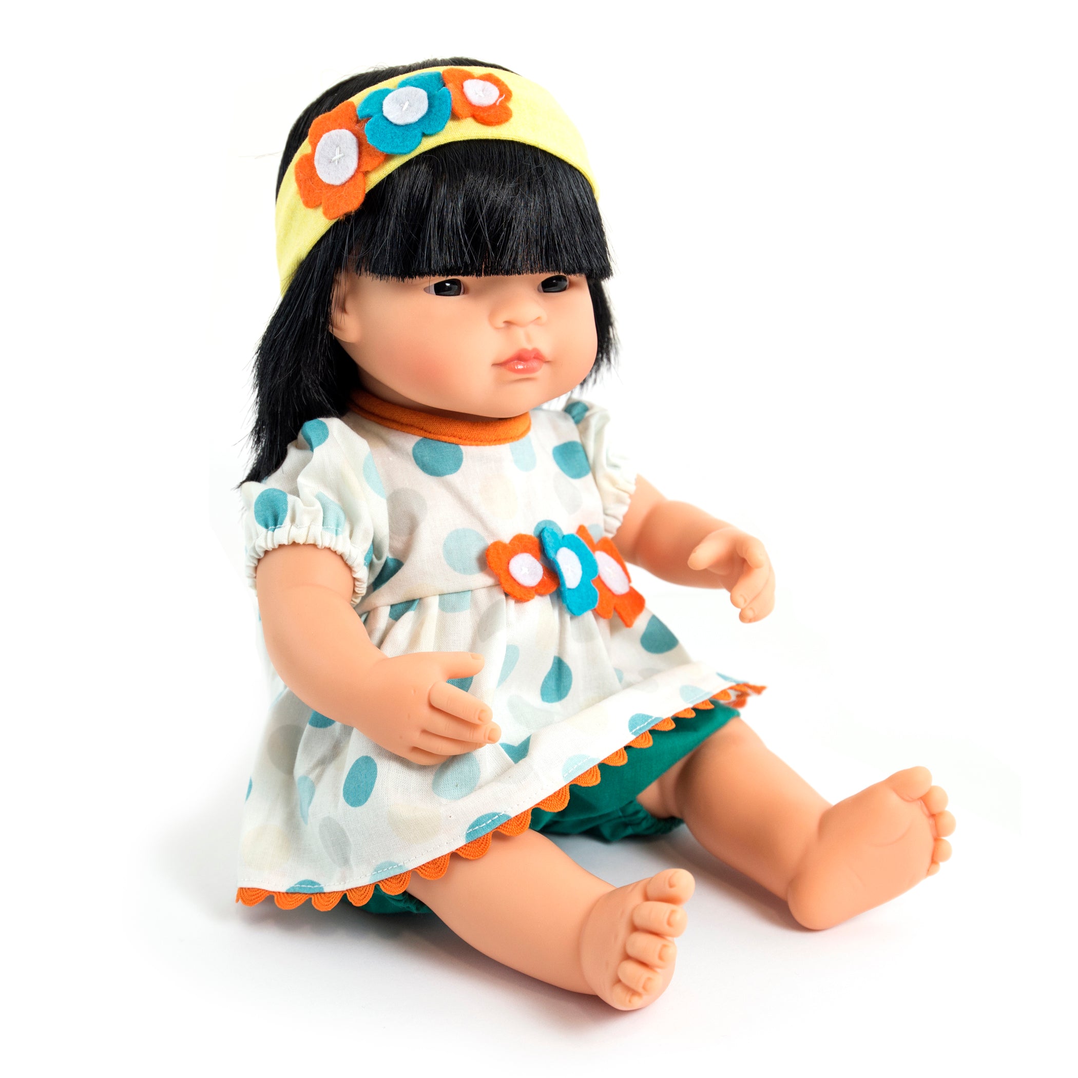 Miniland Warm Weather Girl Doll Outfit with Headband - Image 3