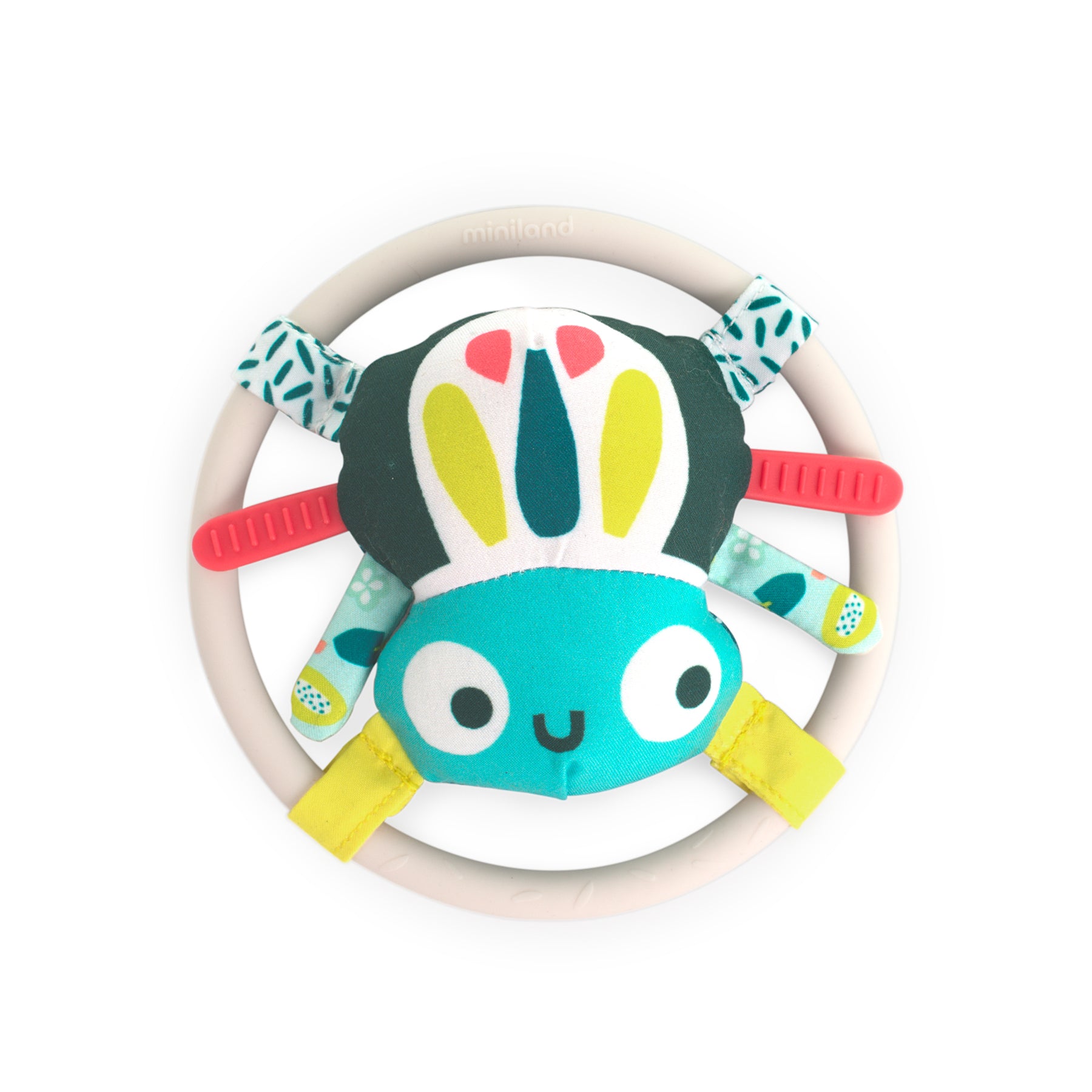 Miniland Feel to Learn: Spider Rattle ?C Sensory Teether Toy - Image 2
