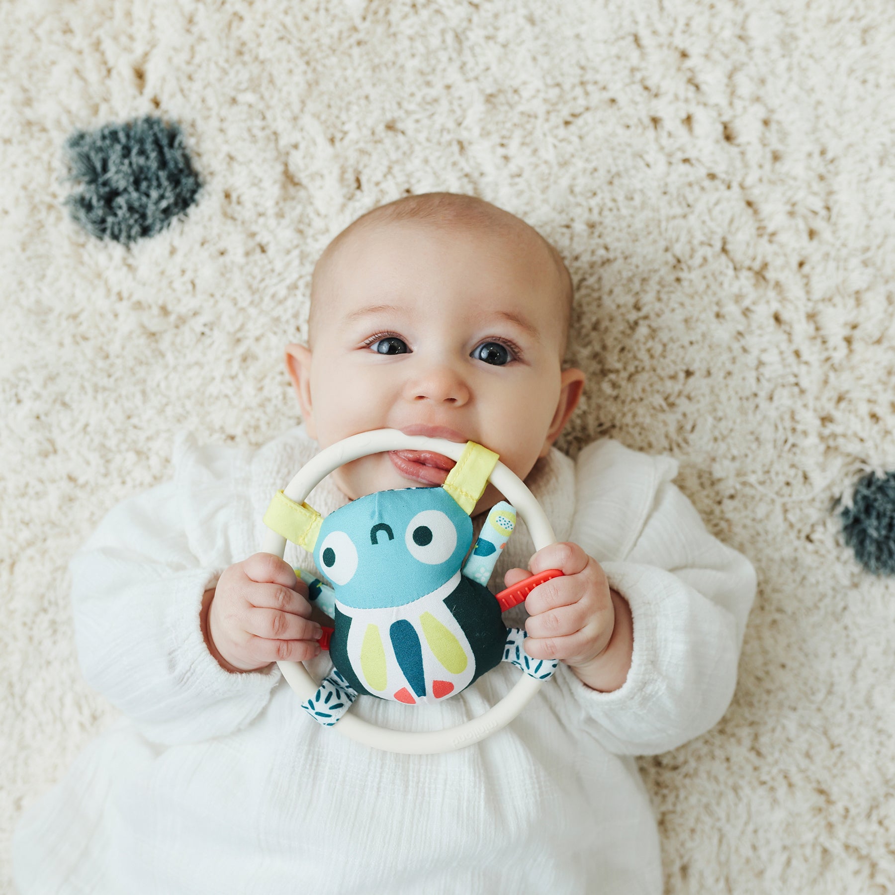 Miniland Feel to Learn: Spider Rattle ?C Sensory Teether Toy - Image 4